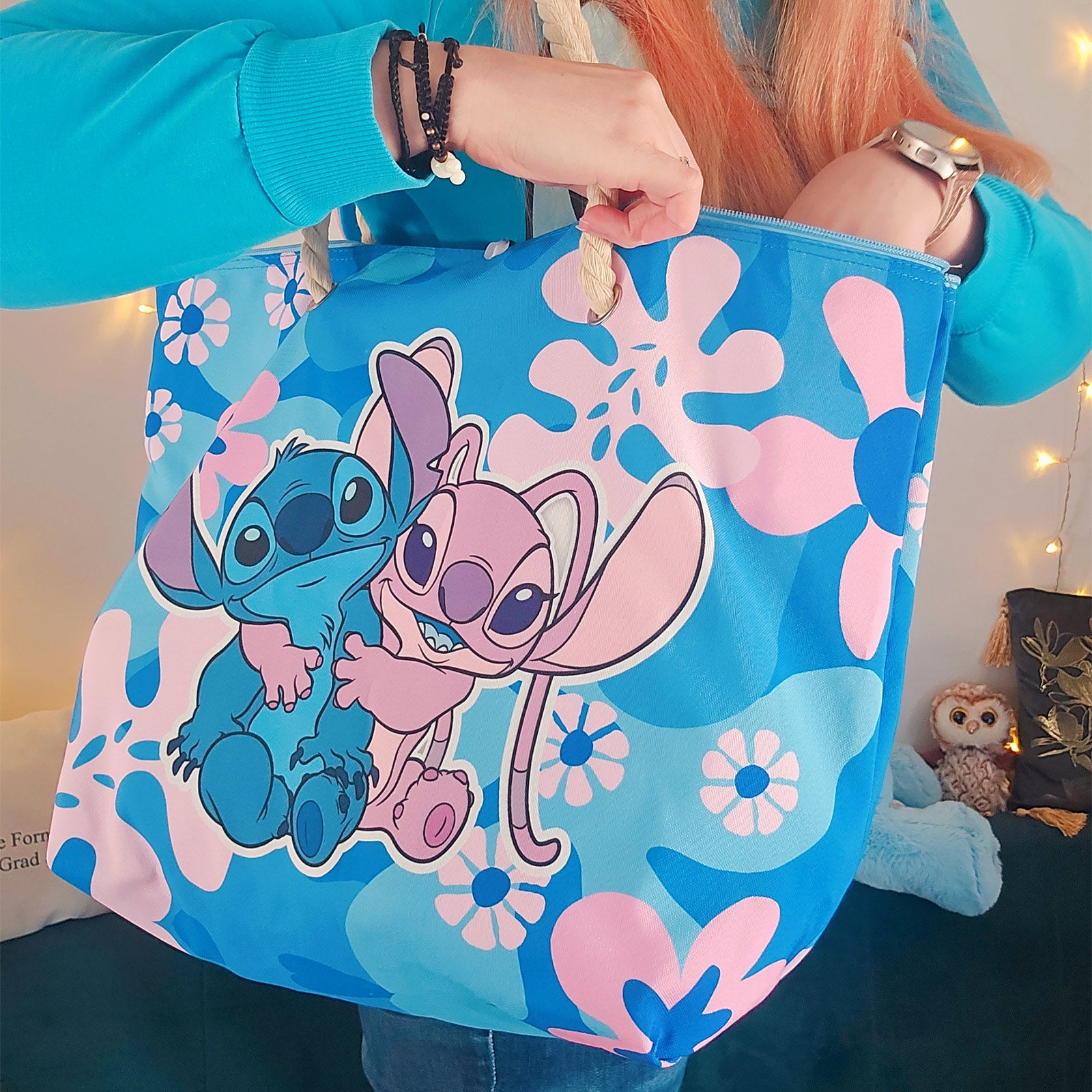 Imagen del producto Bolsa Shopper de Stitch y Angel - Lilo & Stitch