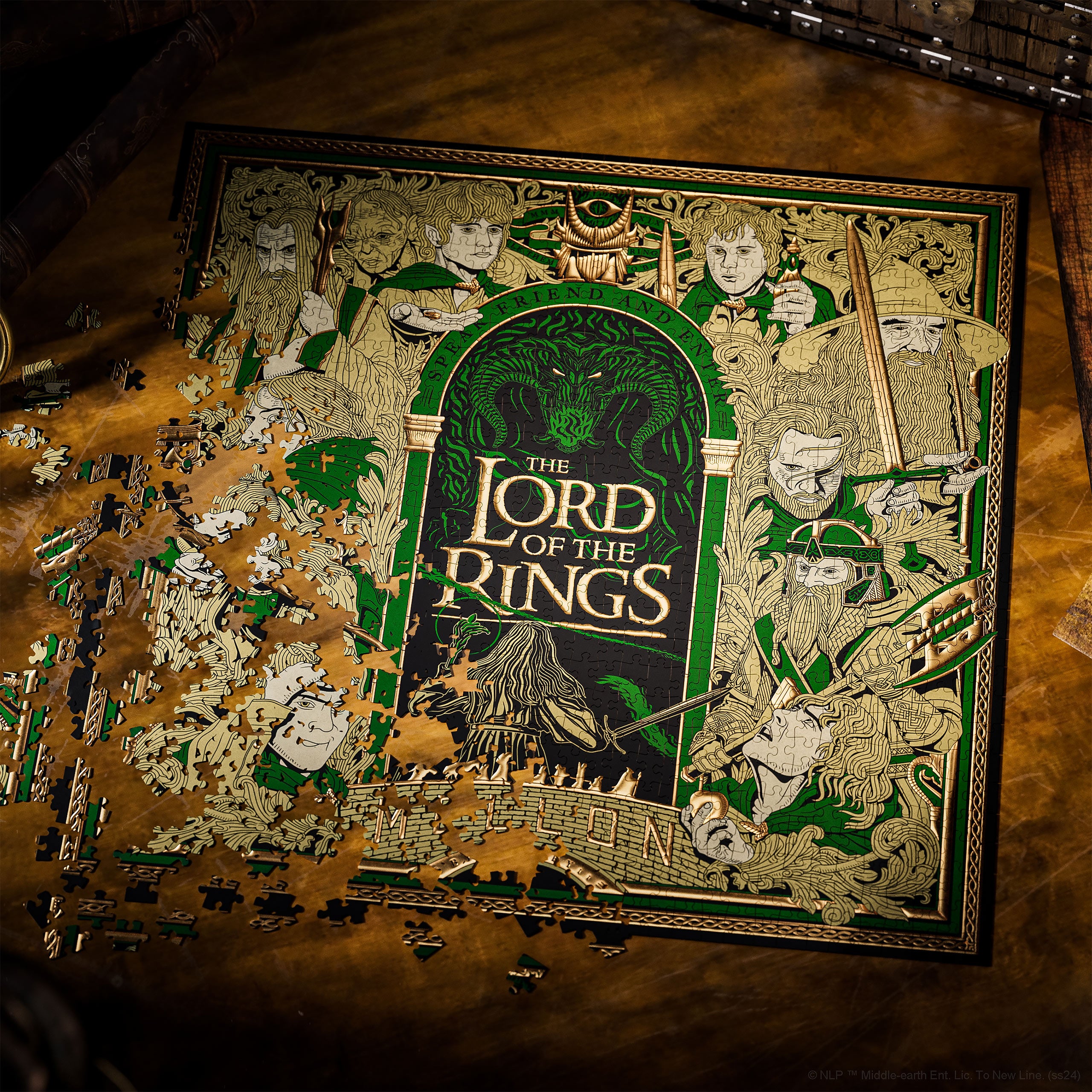 Imagen del producto El Señor de los Anillos - Puerta a la Tierra Media Puzzle Premium