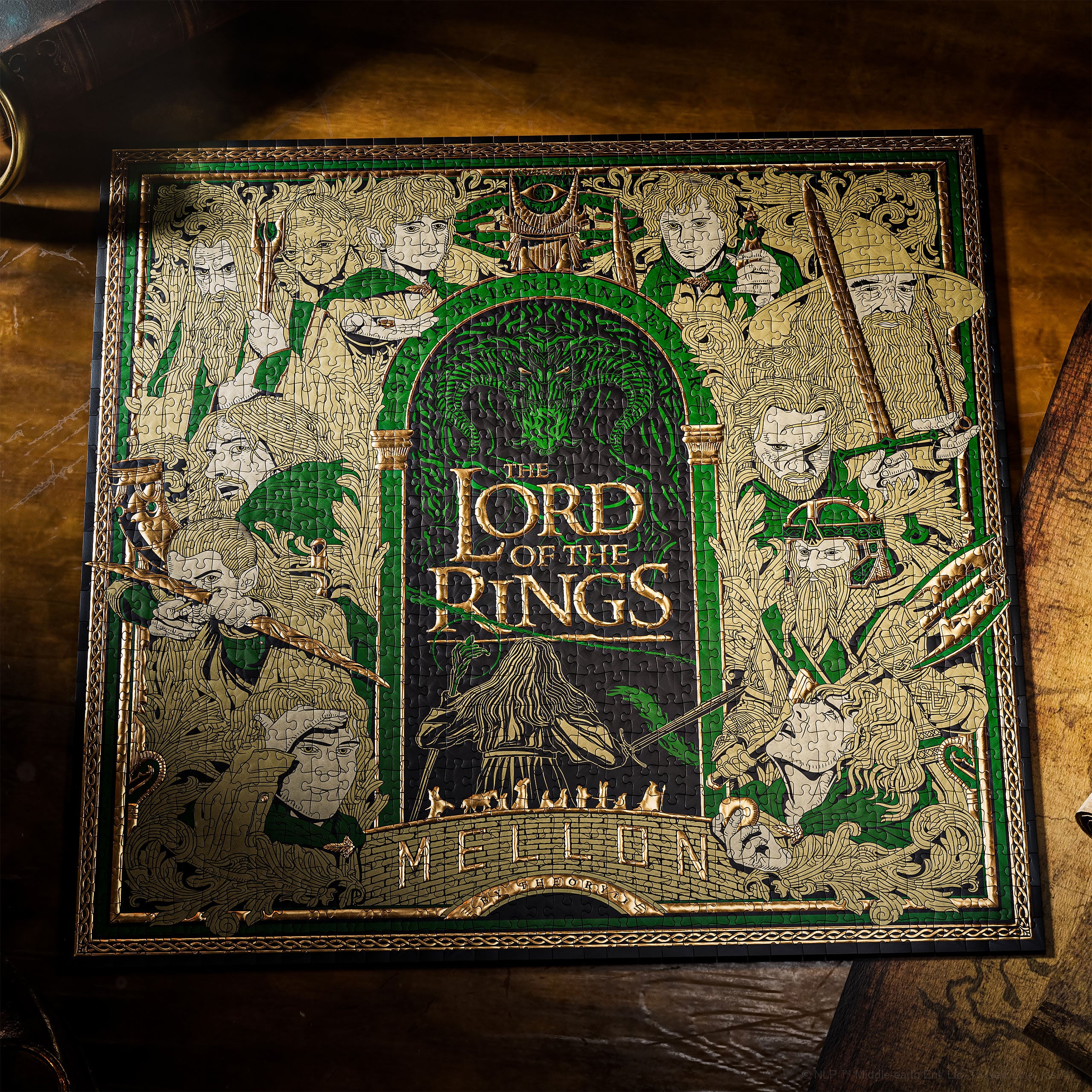 Imagen del producto El Señor de los Anillos - Puerta a la Tierra Media Puzzle Premium