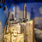 Imagen del producto El Señor de los Anillos - Minas Tirith Book Nook kit de maqueta de madera