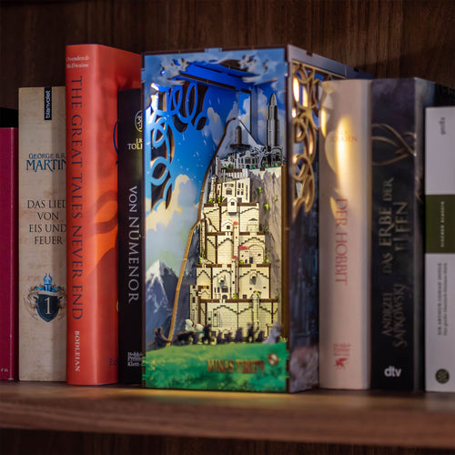 Imagen del producto El Señor de los Anillos - Minas Tirith Book Nook kit de maqueta de madera