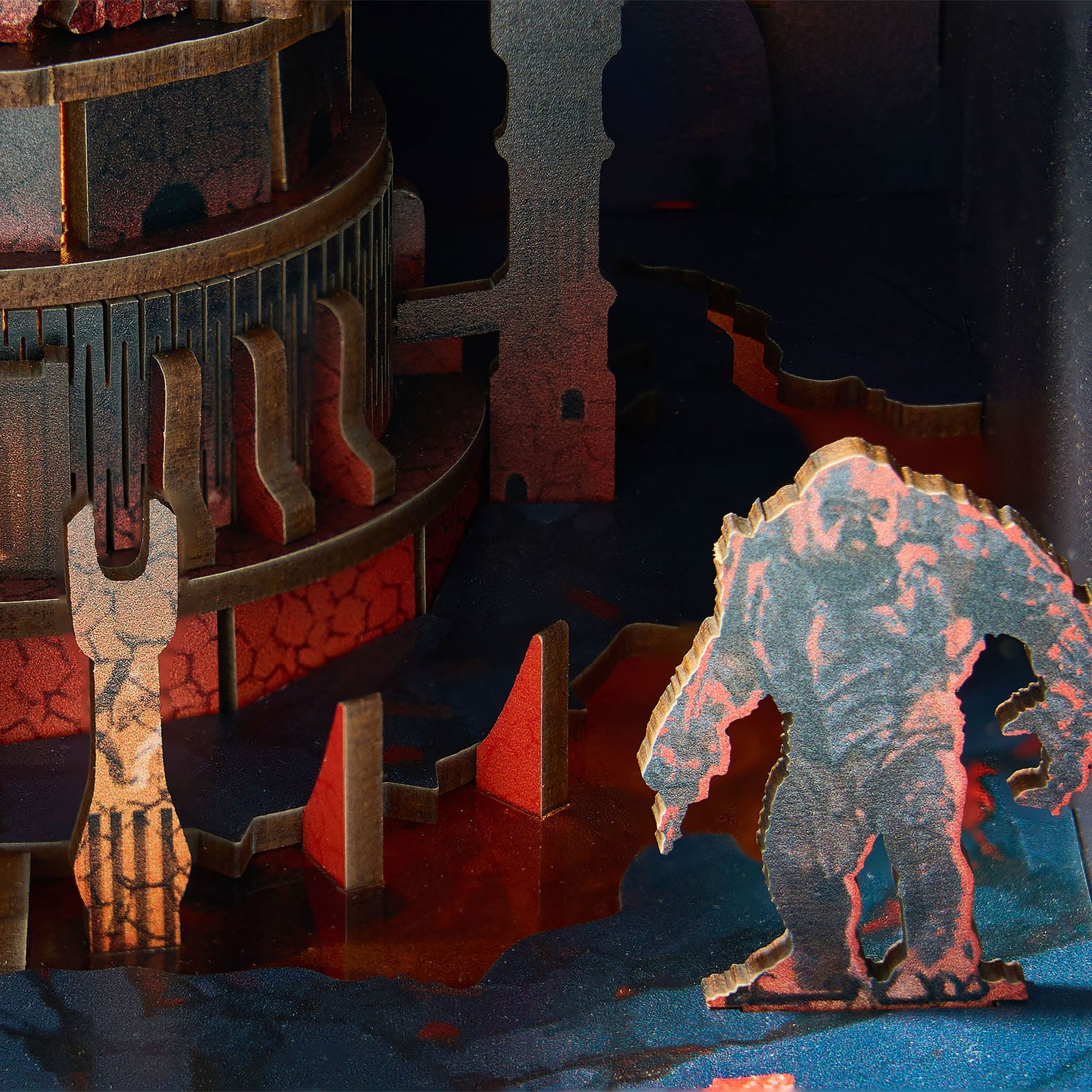 Imagen del producto El Señor de los Anillos - Barad-dûr Book Nook kit de maqueta de madera