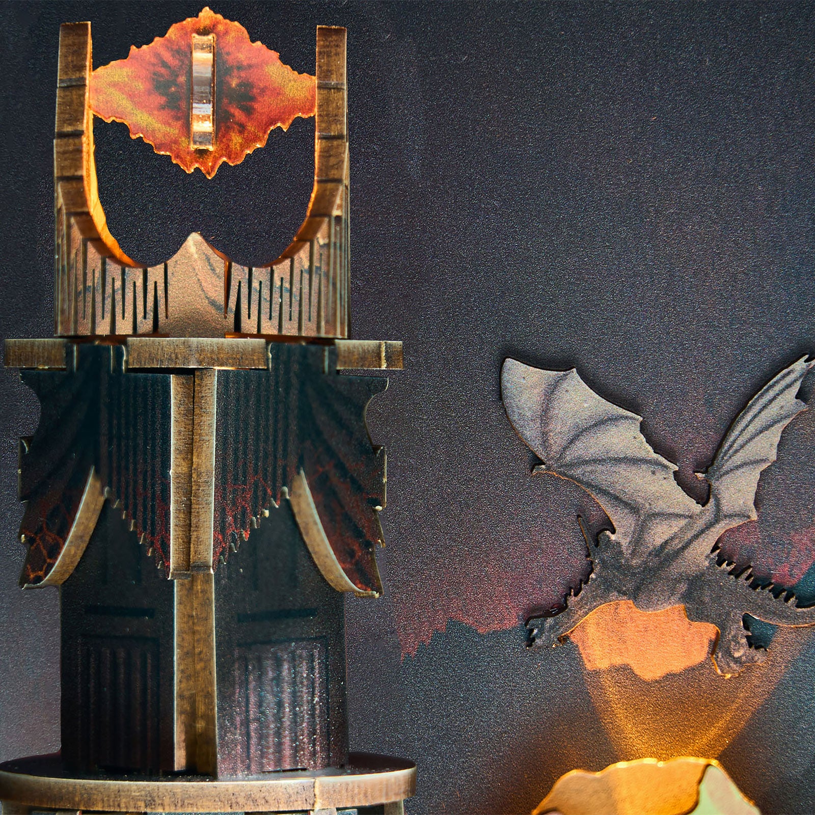 Imagen del producto El Señor de los Anillos - Barad-dûr Book Nook kit de maqueta de madera