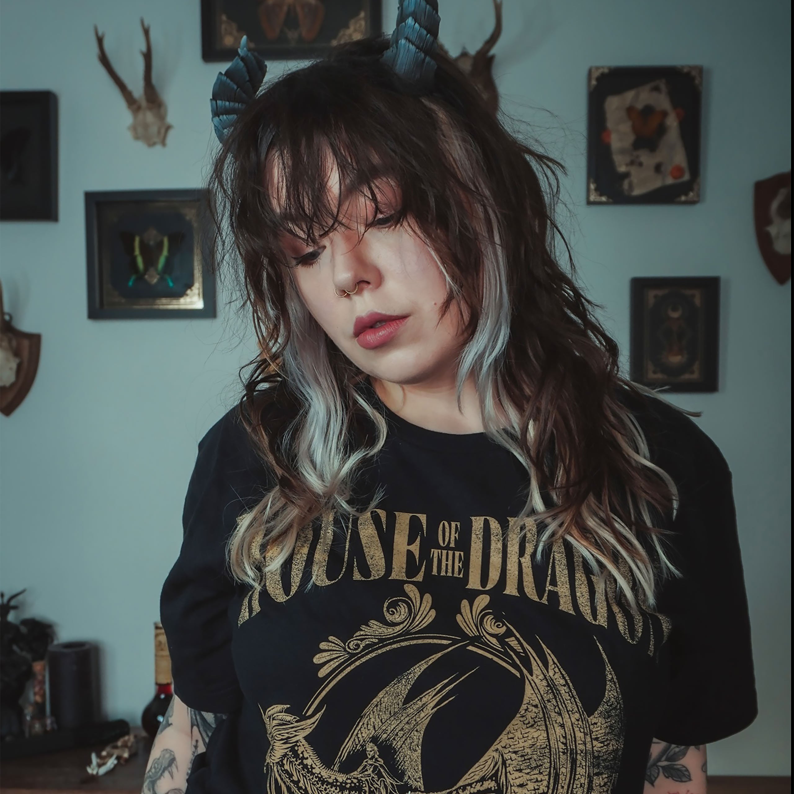 Imagen del producto House of the Dragon - Camiseta negra Fire Made Flesh