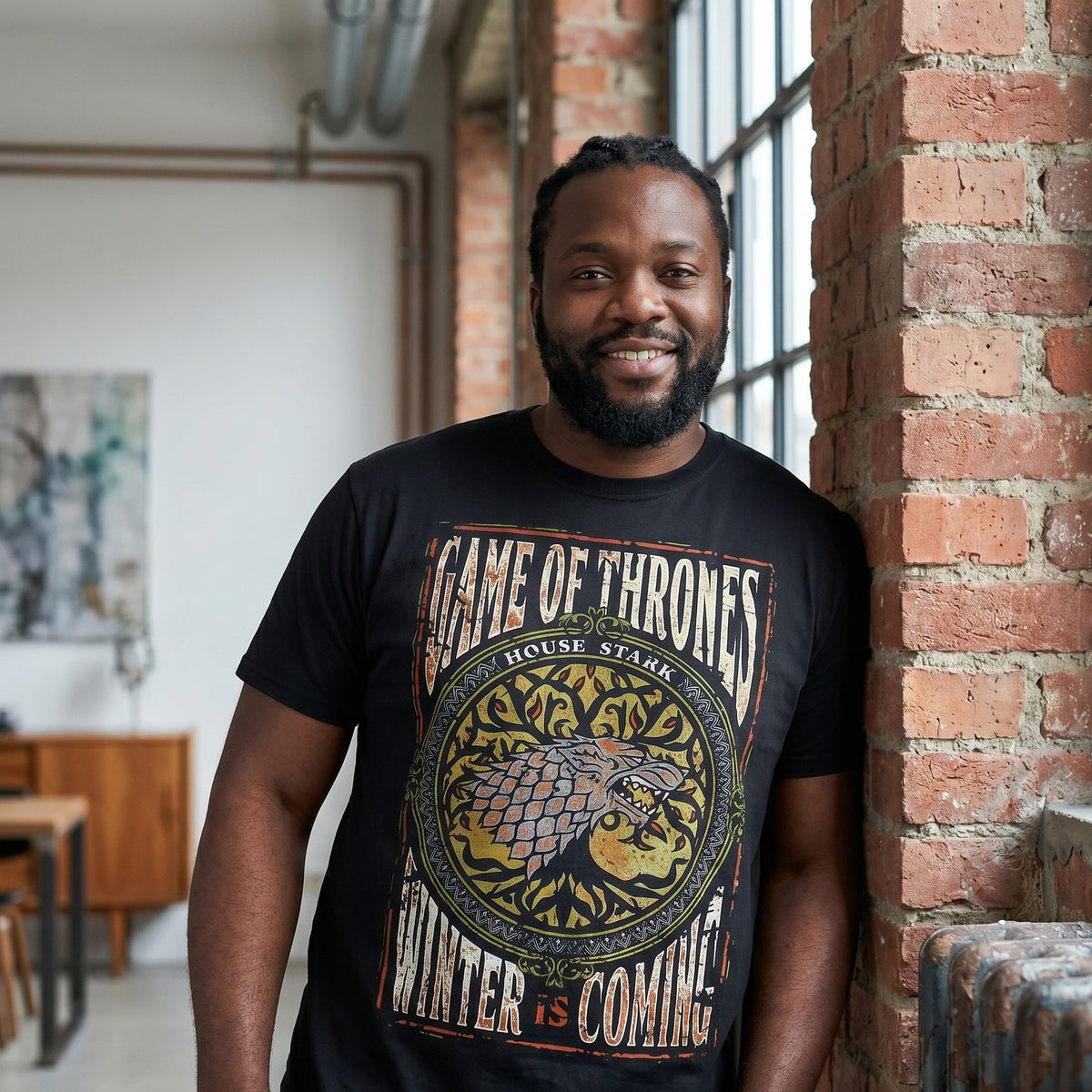 Imagen del producto Game of Thrones - Winter is Coming Camiseta negra