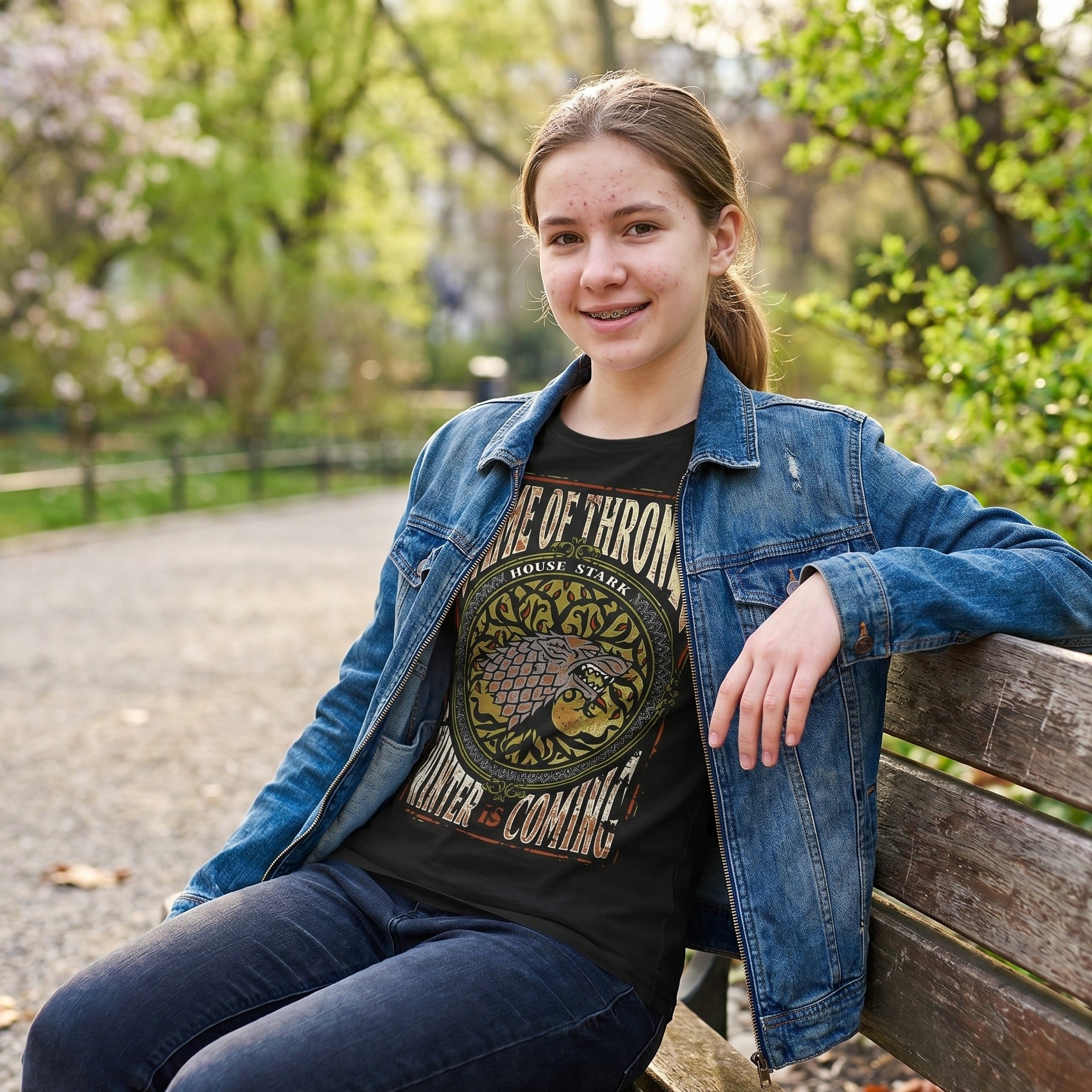 Imagen del producto Game of Thrones - Winter is Coming Camiseta negra