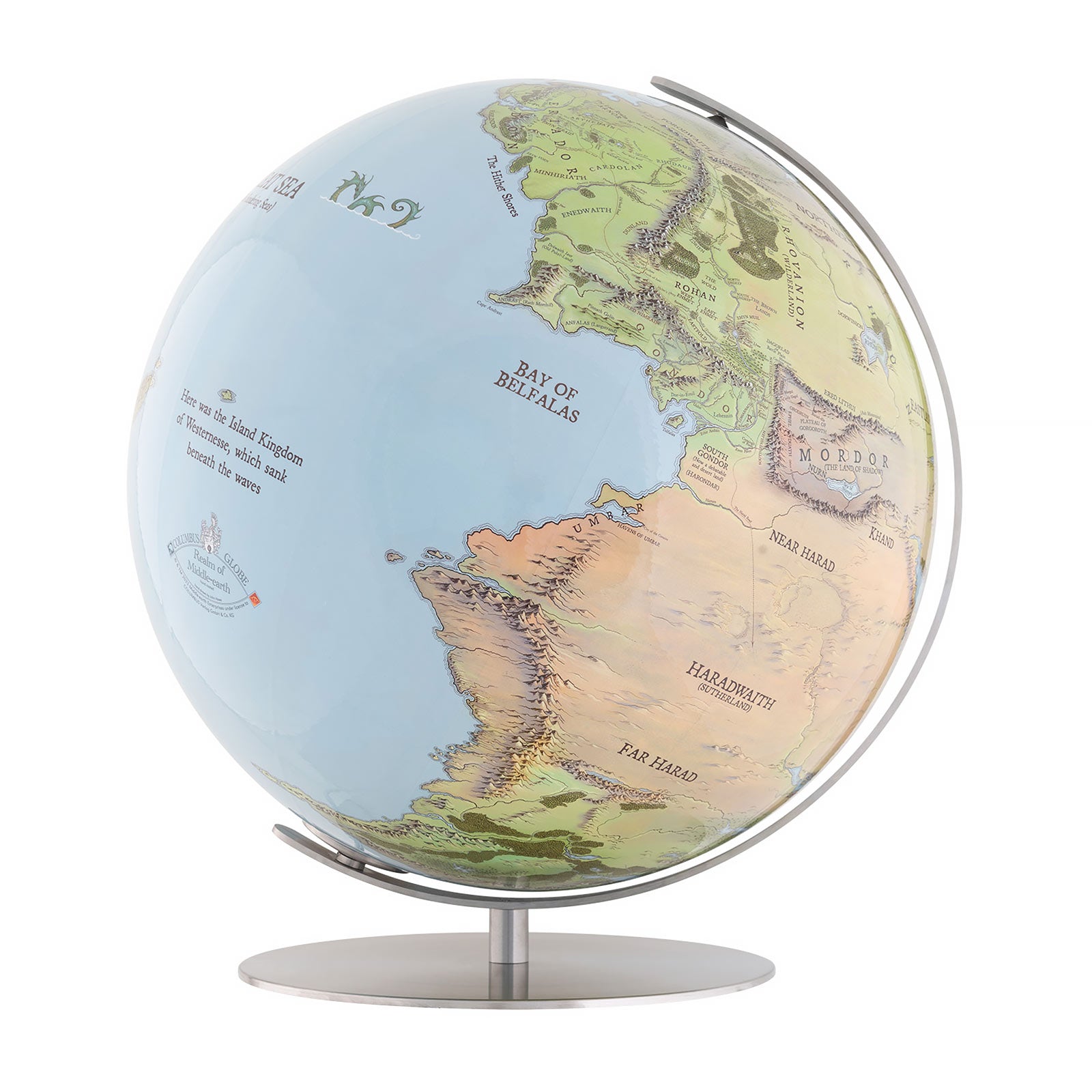 Imagen del producto El Señor de los Anillos - Globo de la Tierra Media con Luz 40cm