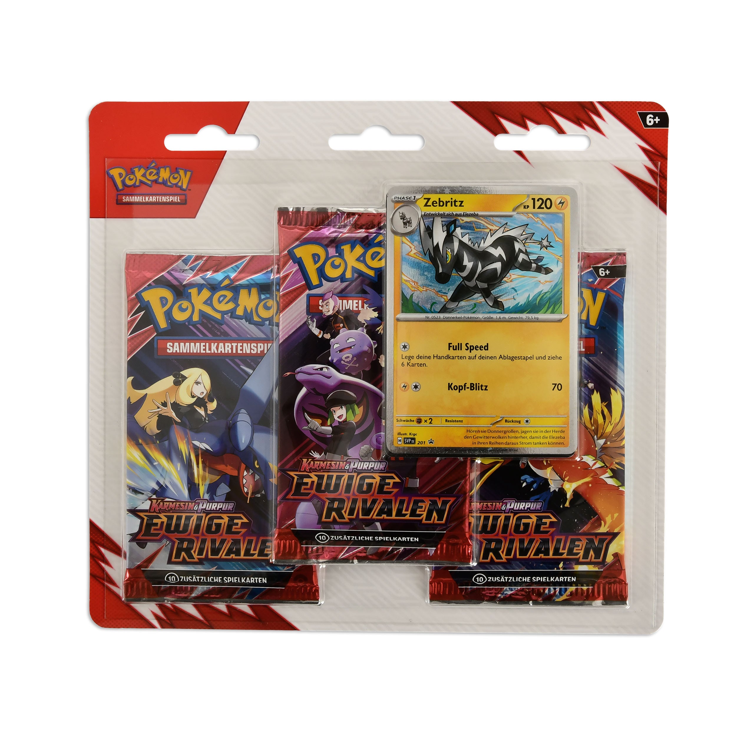 Imagen del producto Pokemon - Escarlata & Púrpura Rivales Eternos Blíster de Cartas Coleccionables