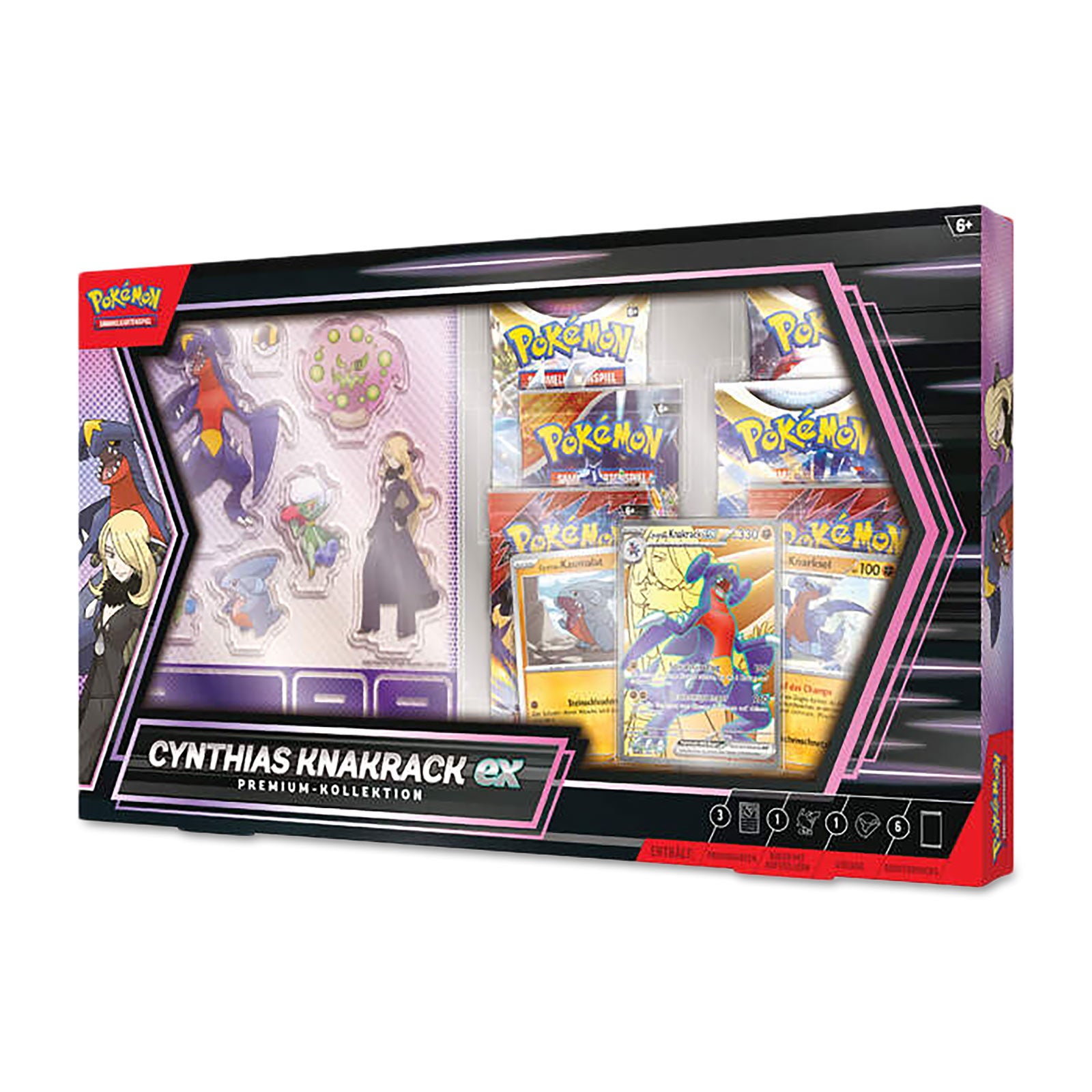 Imagen del producto Pokemon - Colección Premium de Cartas de Cynthia y Garchomp-Ex
