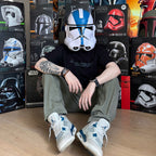 Imagen del producto Star Wars – Réplica de casco Clone Trooper Legión 501 con efectos de sonido