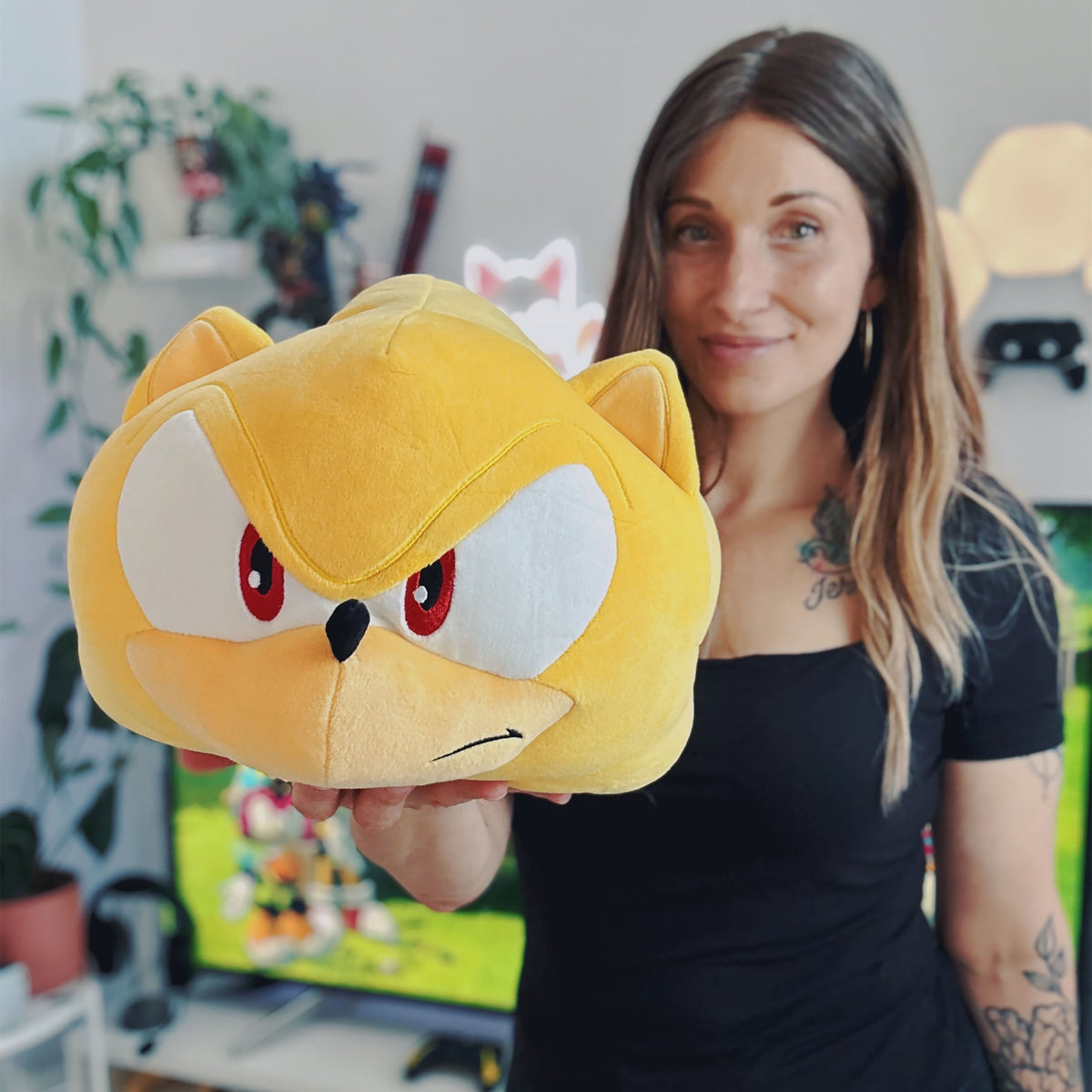 Imagen del producto Sonic the Hedgehog - Figura de Peluche Super Sonic XL