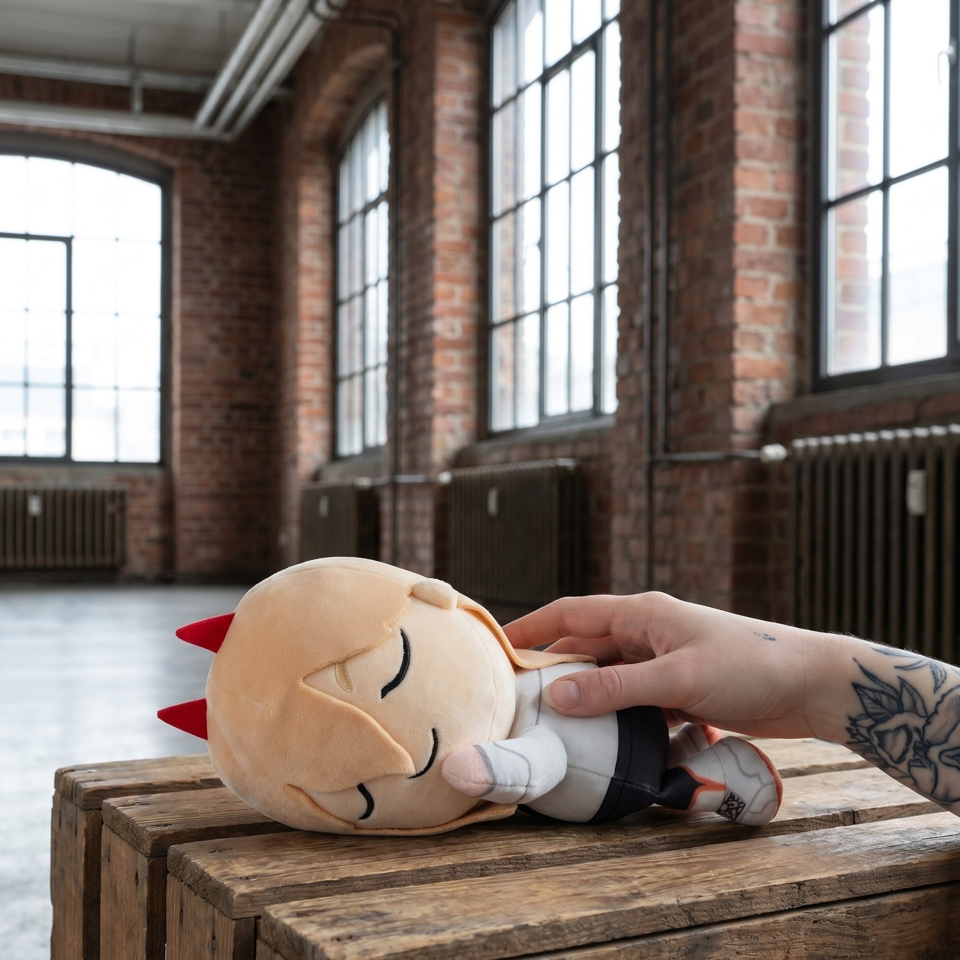 Imagen del producto Chainsaw Man - Power durmiendo Figura de peluche Mocchi-Mocchi