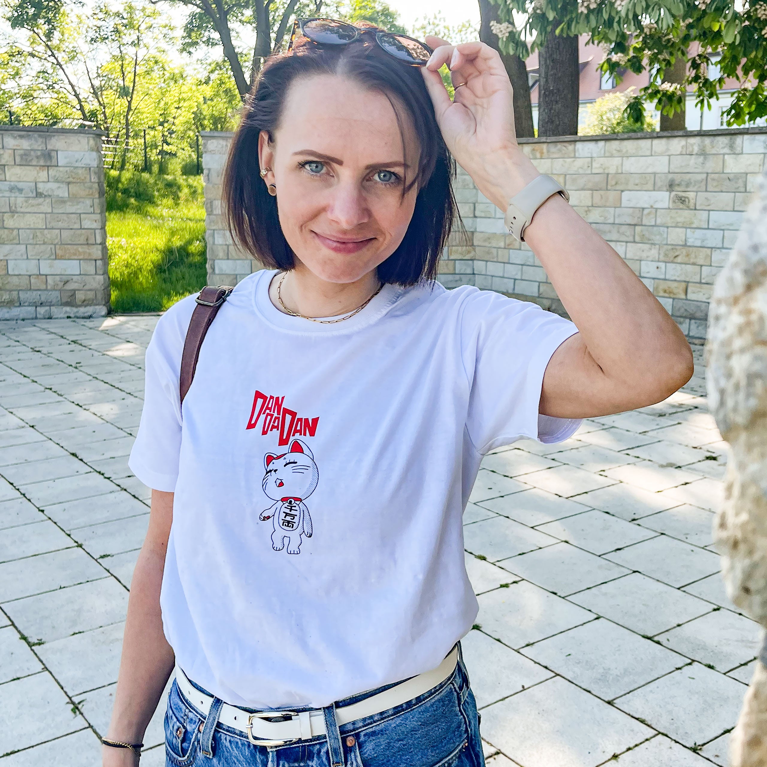 Imagen del producto Camiseta Turbo Granny para fans de Dandadan blanca