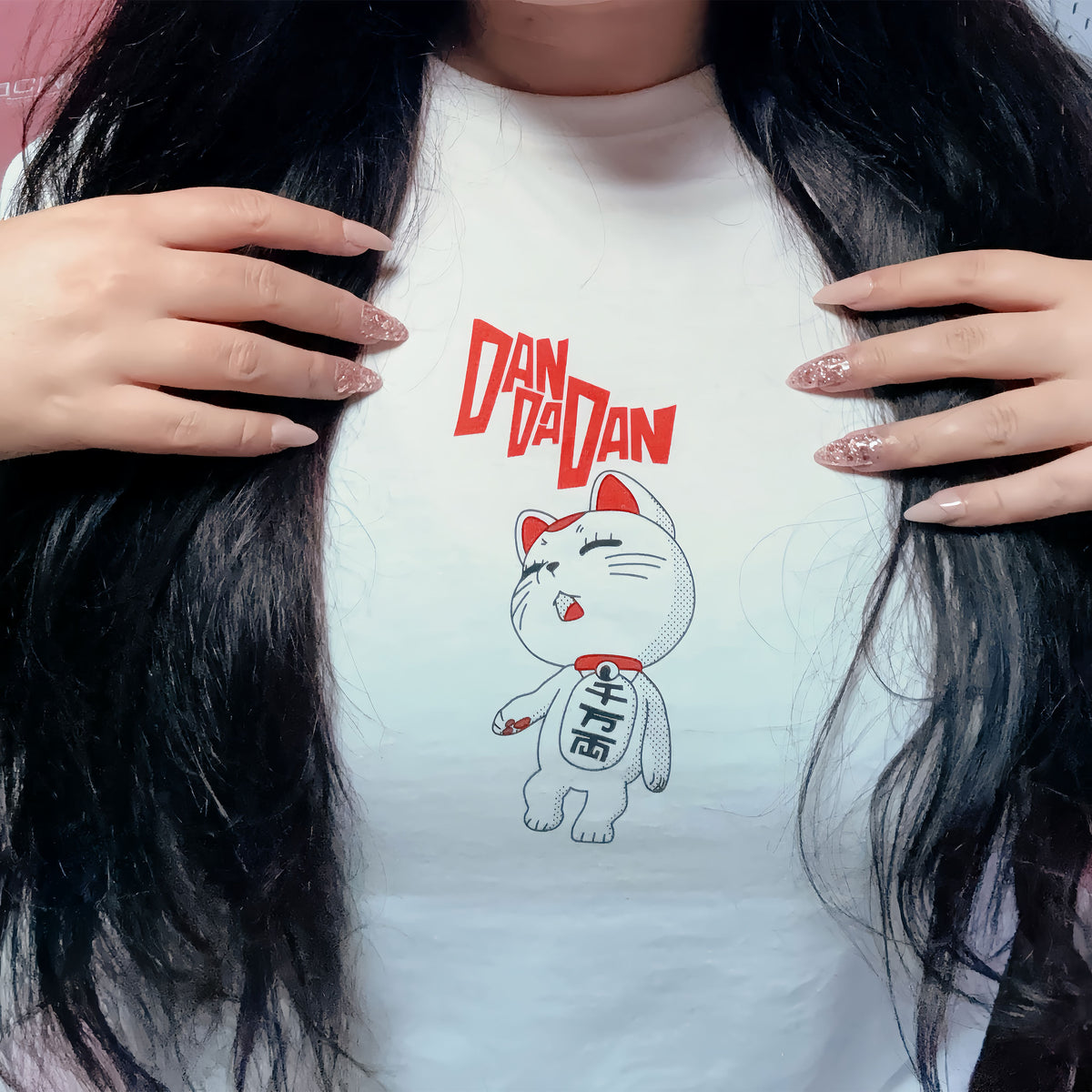 Imagen del producto Camiseta Turbo Granny para fans de Dandadan blanca