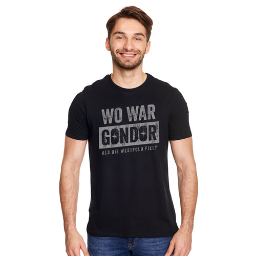 Imagen del producto ¿Dónde estaba camiseta para fans de El Señor de los Anillos negra?