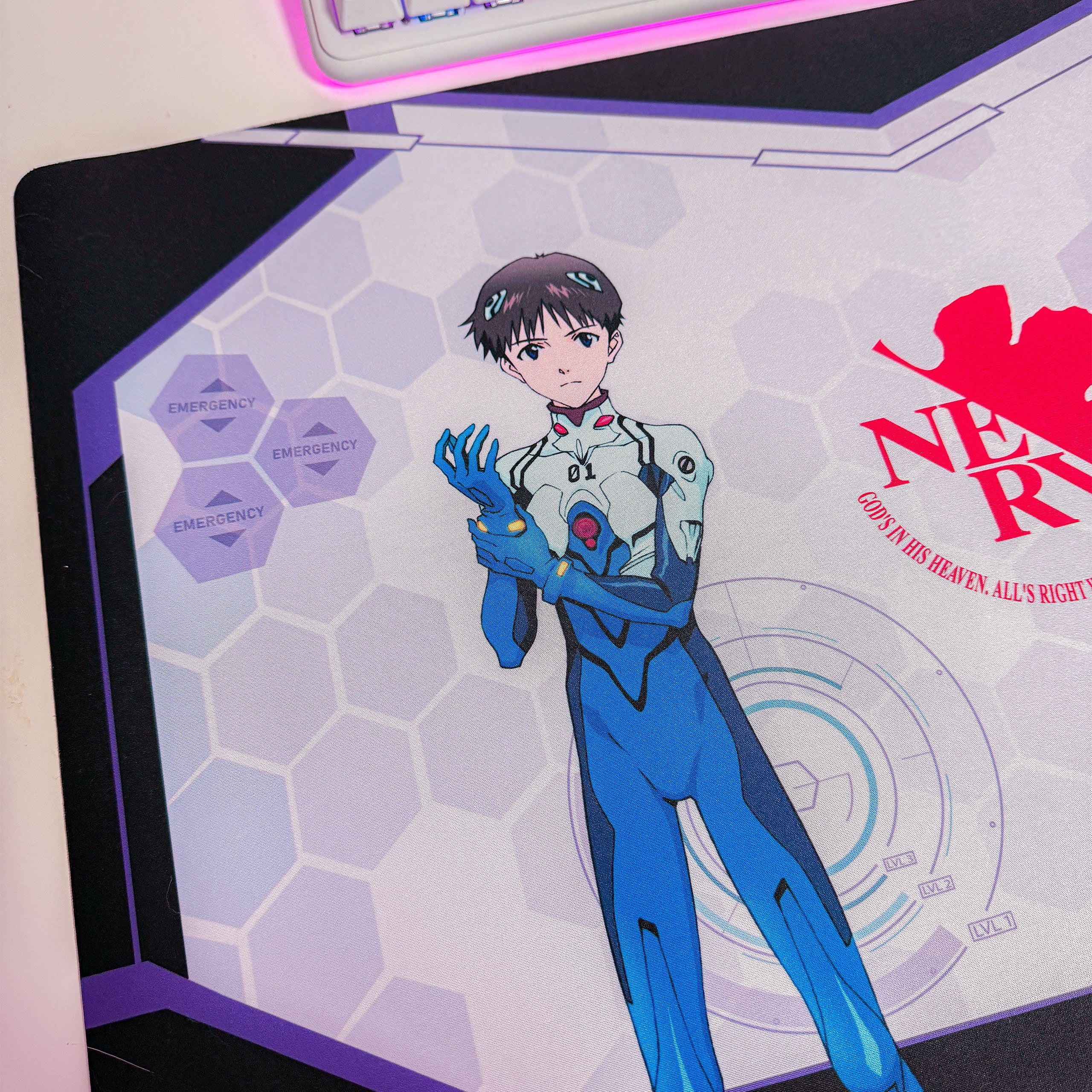 Imagen del producto Evangelion - Alfombrilla de ratón Shinji y Unidad-01