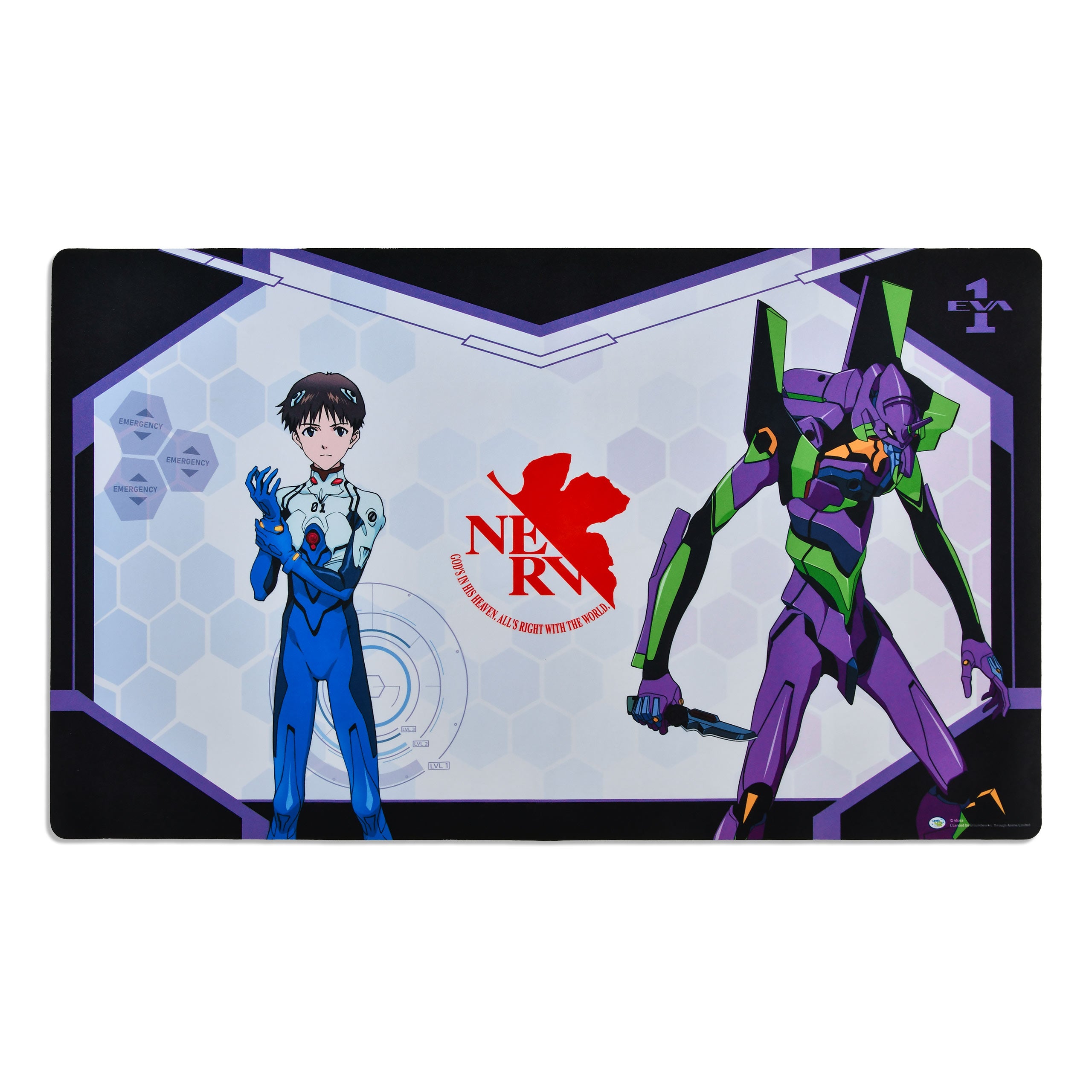 Imagen del producto Evangelion - Alfombrilla de ratón Shinji y Unidad-01