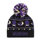 Imagen del producto Wednesday - Gorro Midnight con pompón