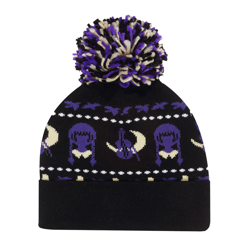 Imagen del producto Wednesday - Gorro Midnight con pompón