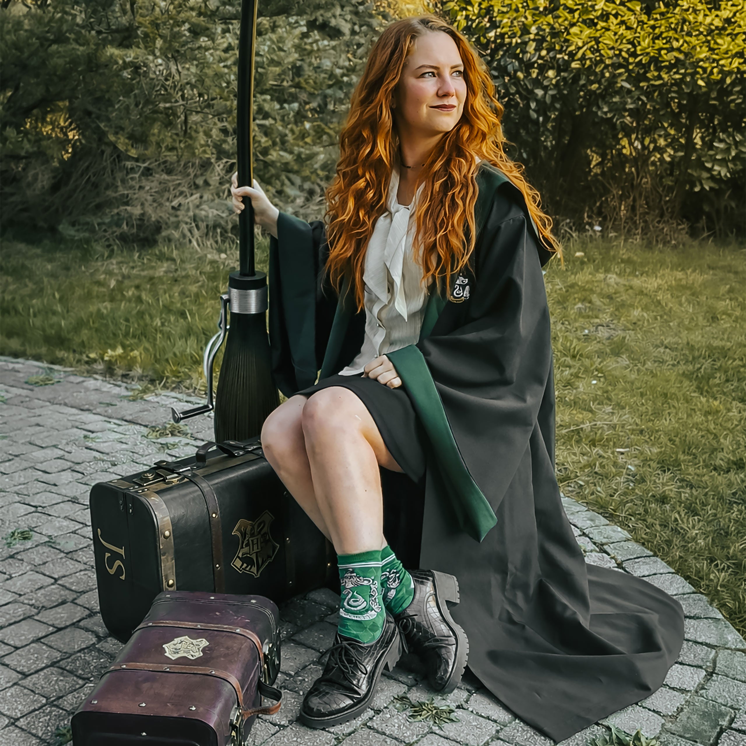 Imagen del producto Harry Potter - Calcetines de la Casa Slytherin