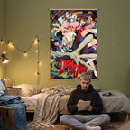 Imagen del producto Dandadan - Okarun y amigos Wall Scroll