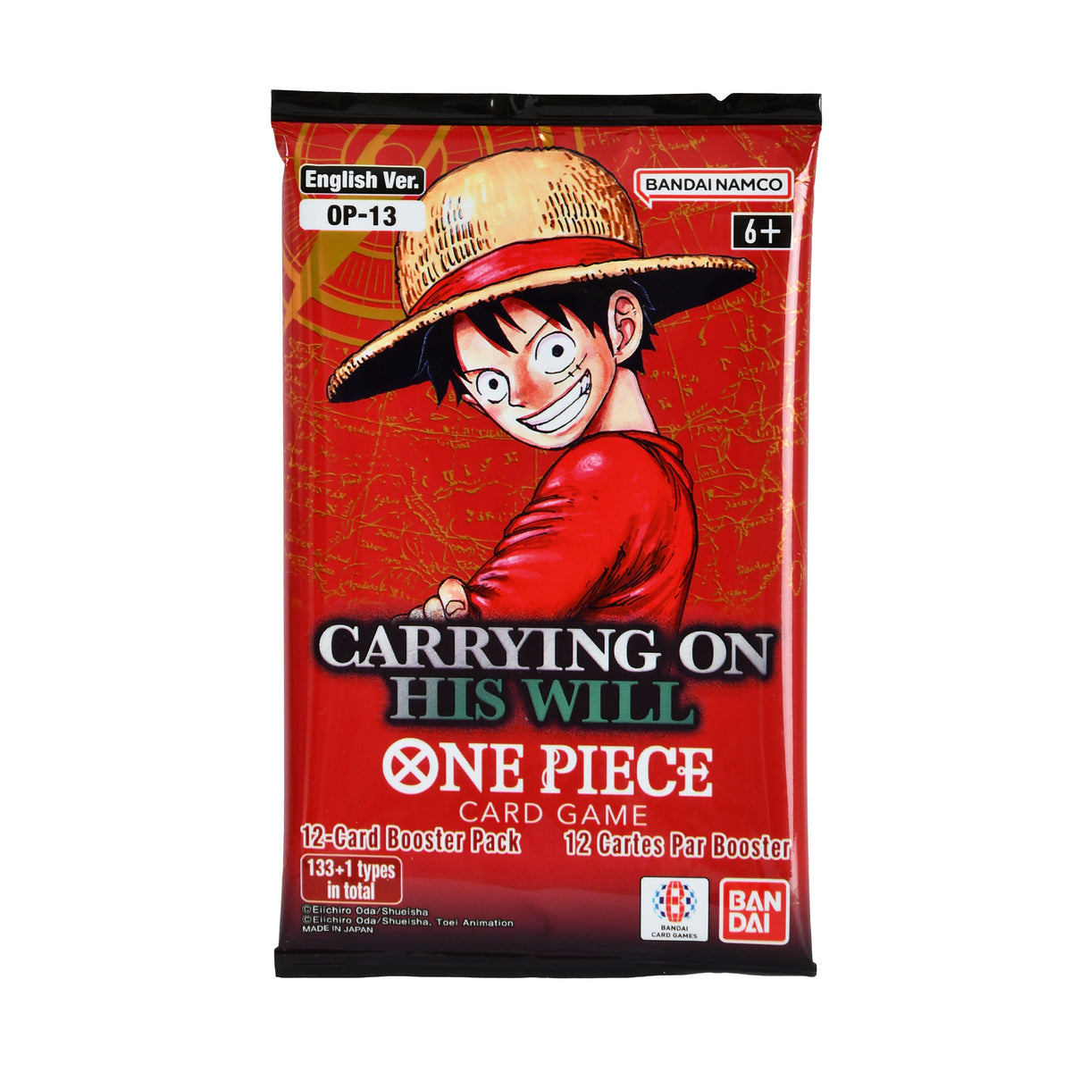Imagen del producto One Piece Card Game - Carrying on His Will Booster OP-13 versión inglesa