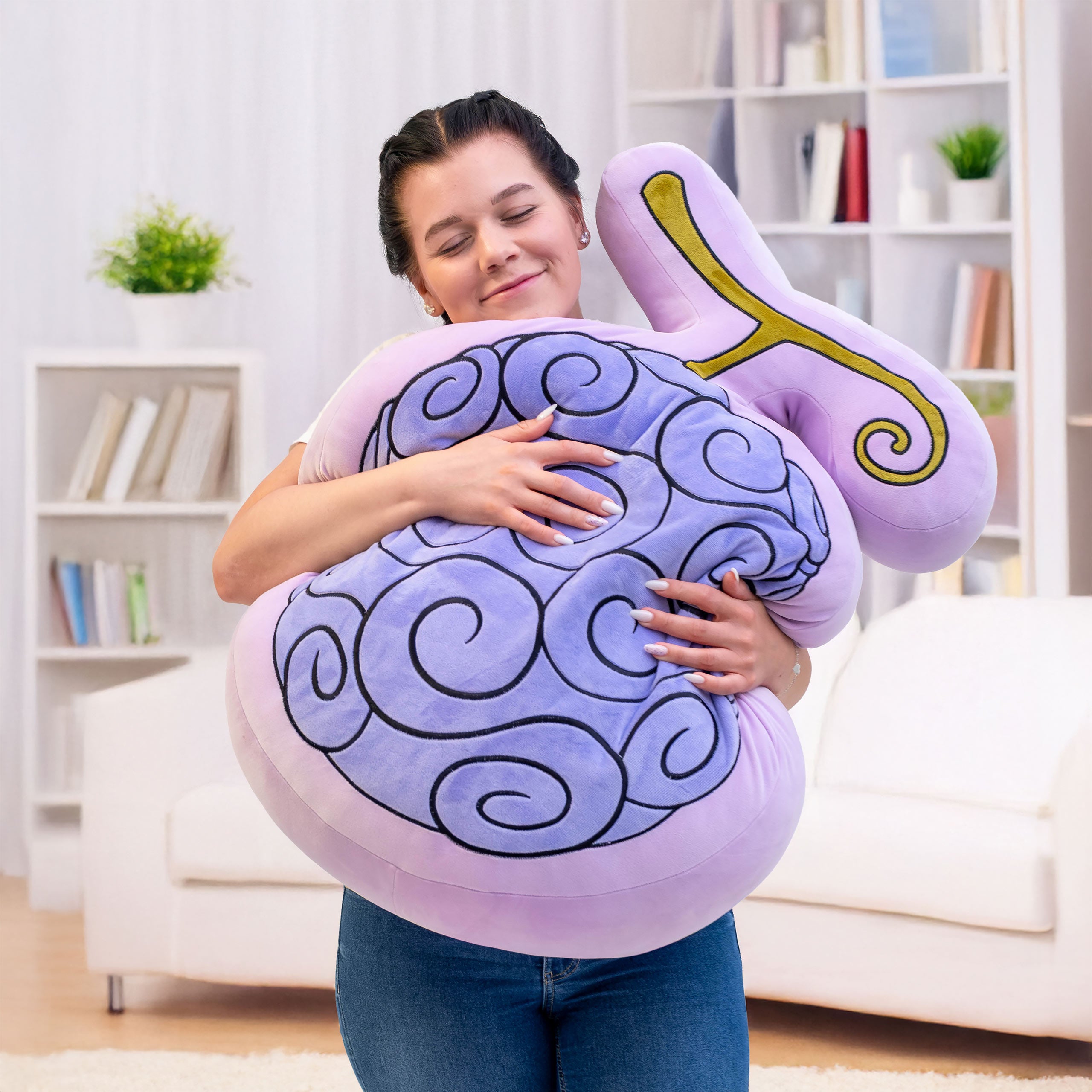 Imagen del producto One Piece - Cojín XXL Fruta del Diablo Gomu Gomu