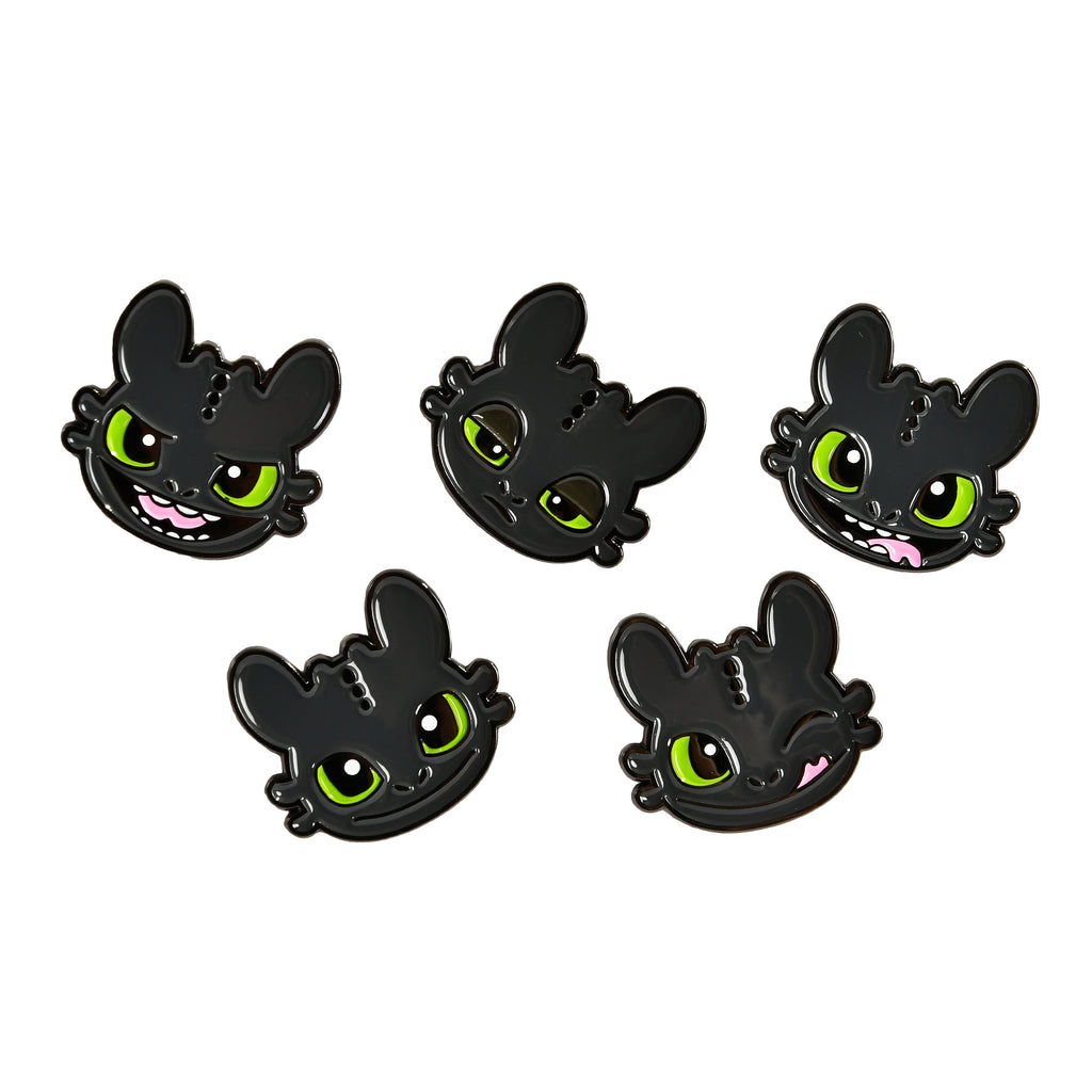 Imagen del producto Cómo entrenar a tu dragón - Set de 5 pines de Desdentado