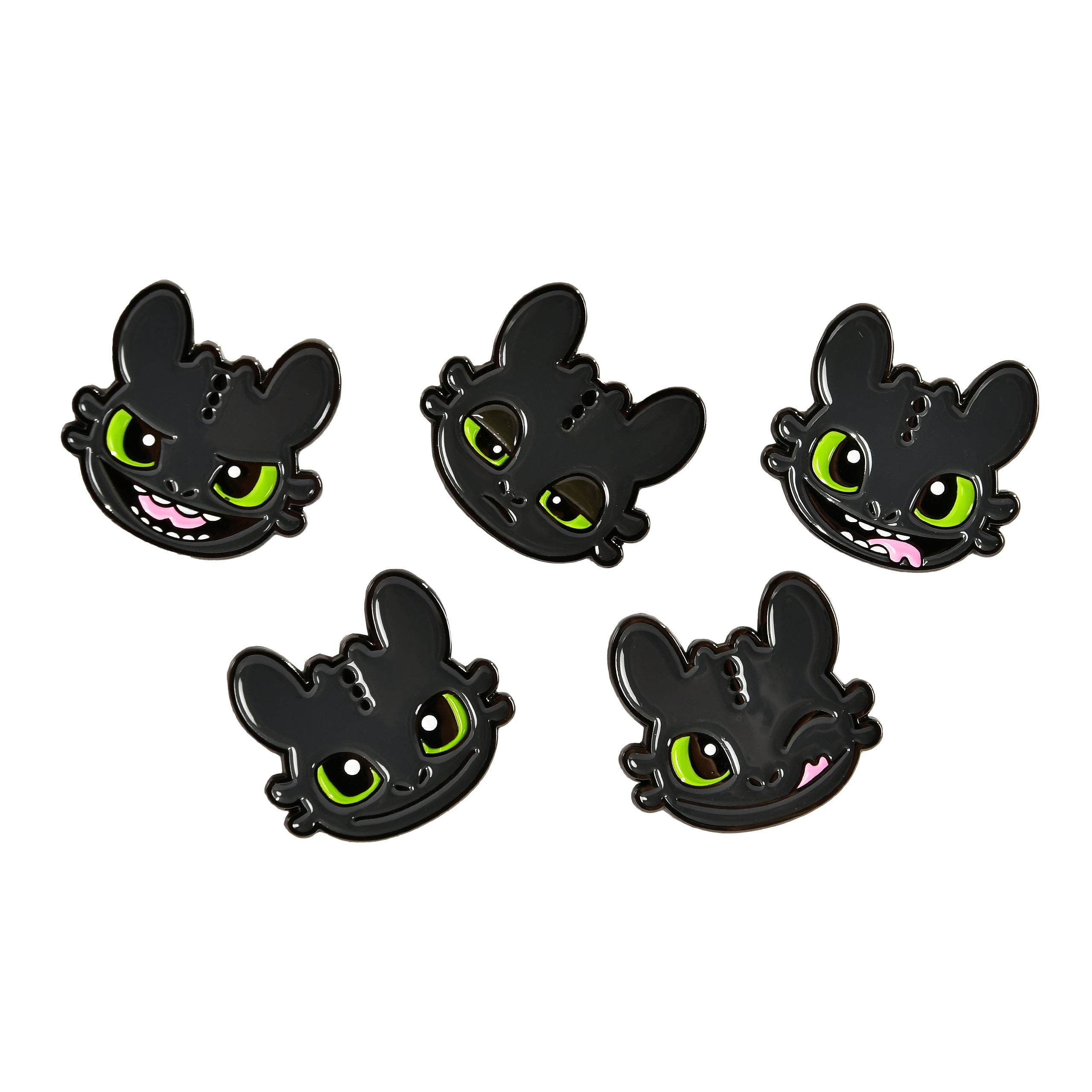 Imagen del producto Cómo entrenar a tu dragón - Set de 5 pines de Desdentado