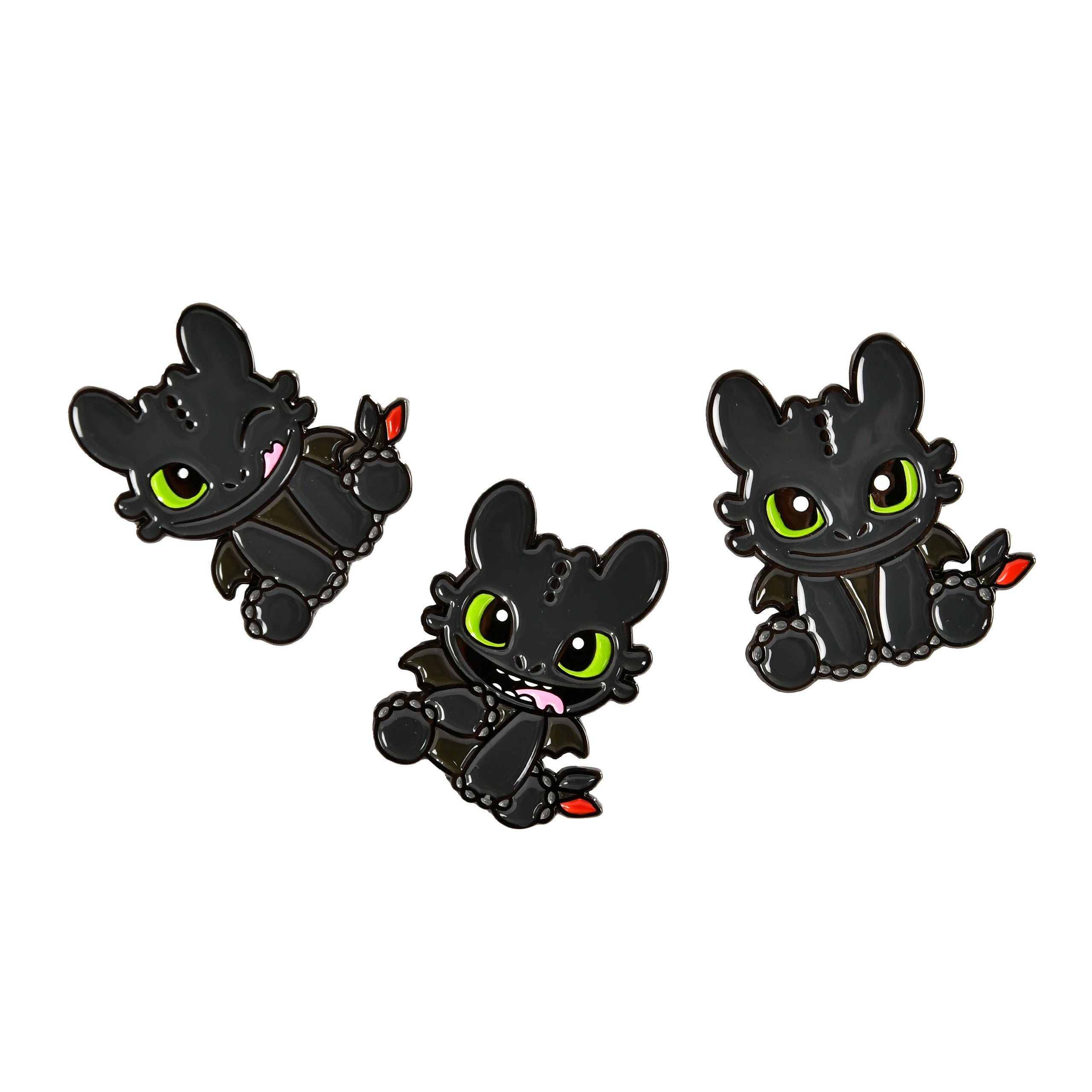 Imagen del producto Cómo entrenar a tu dragón - Set de 3 pines de Desdentao