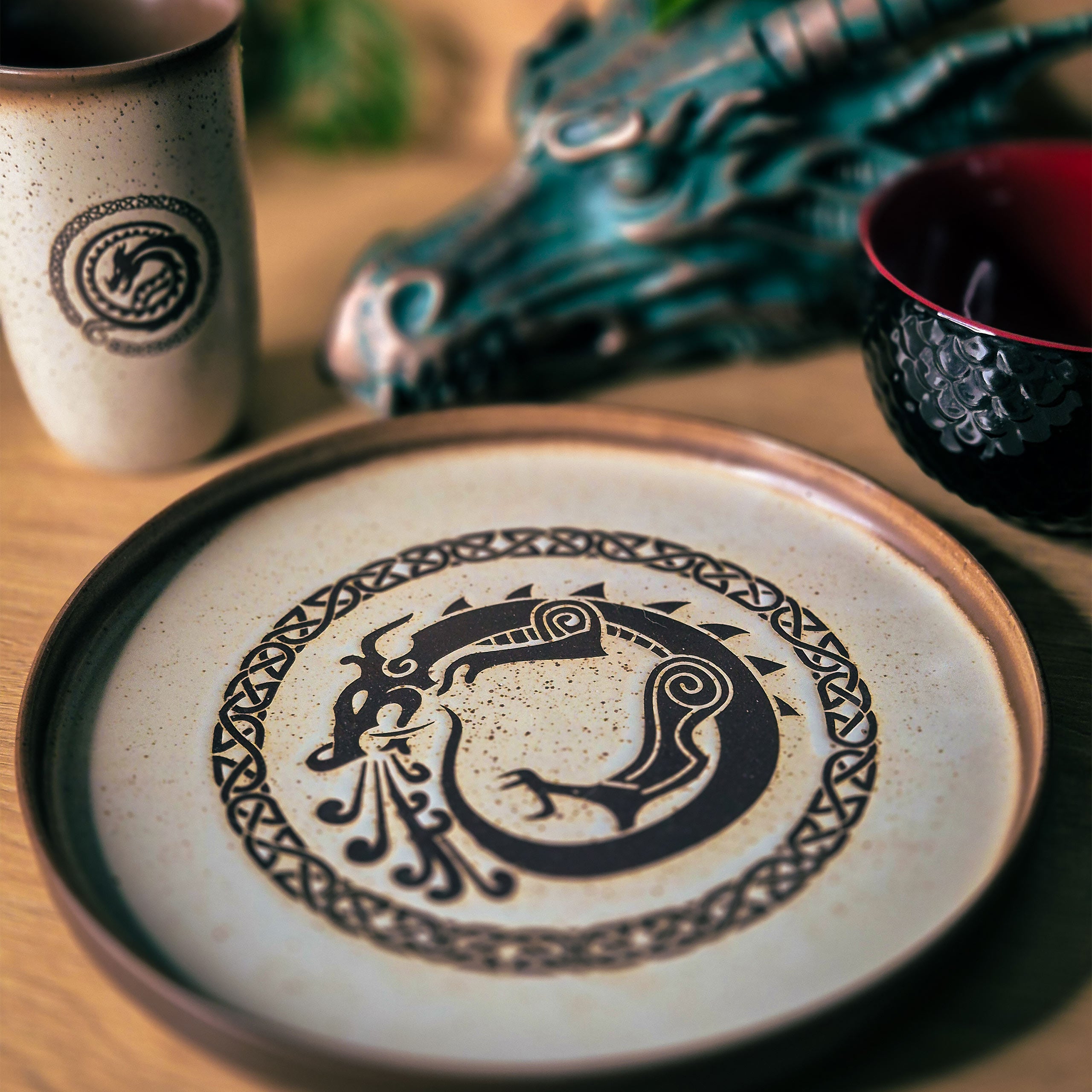 Imagen del producto Cómo entrenar a tu dragón - Juego de platos Symbols