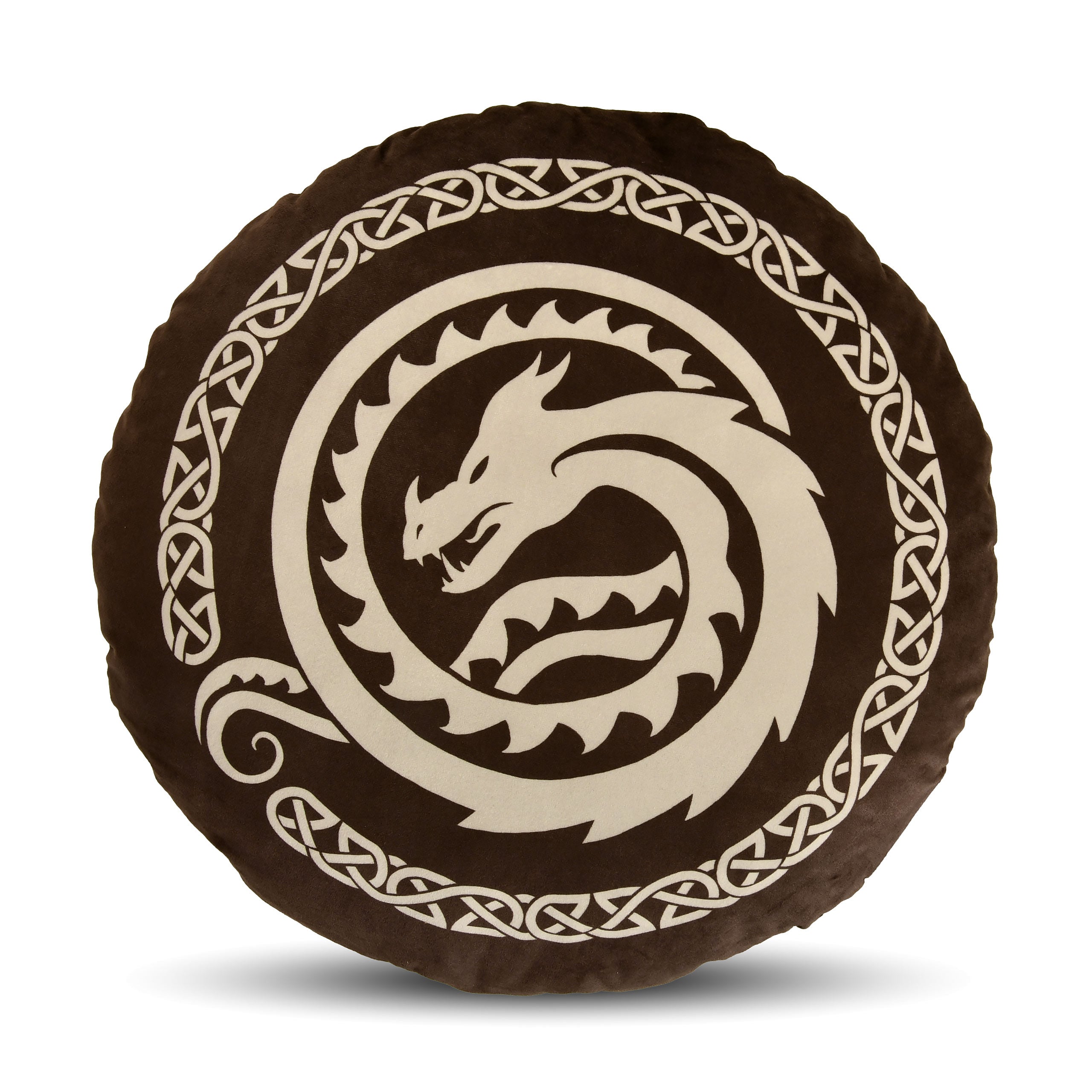 Imagen del producto Cómo entrenar a tu dragón - Cojín logo marrón
