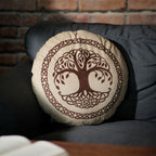 Imagen del producto Cómo entrenar a tu dragón - Cojín símbolo del Árbol del Mundo Yggdrasil marrón