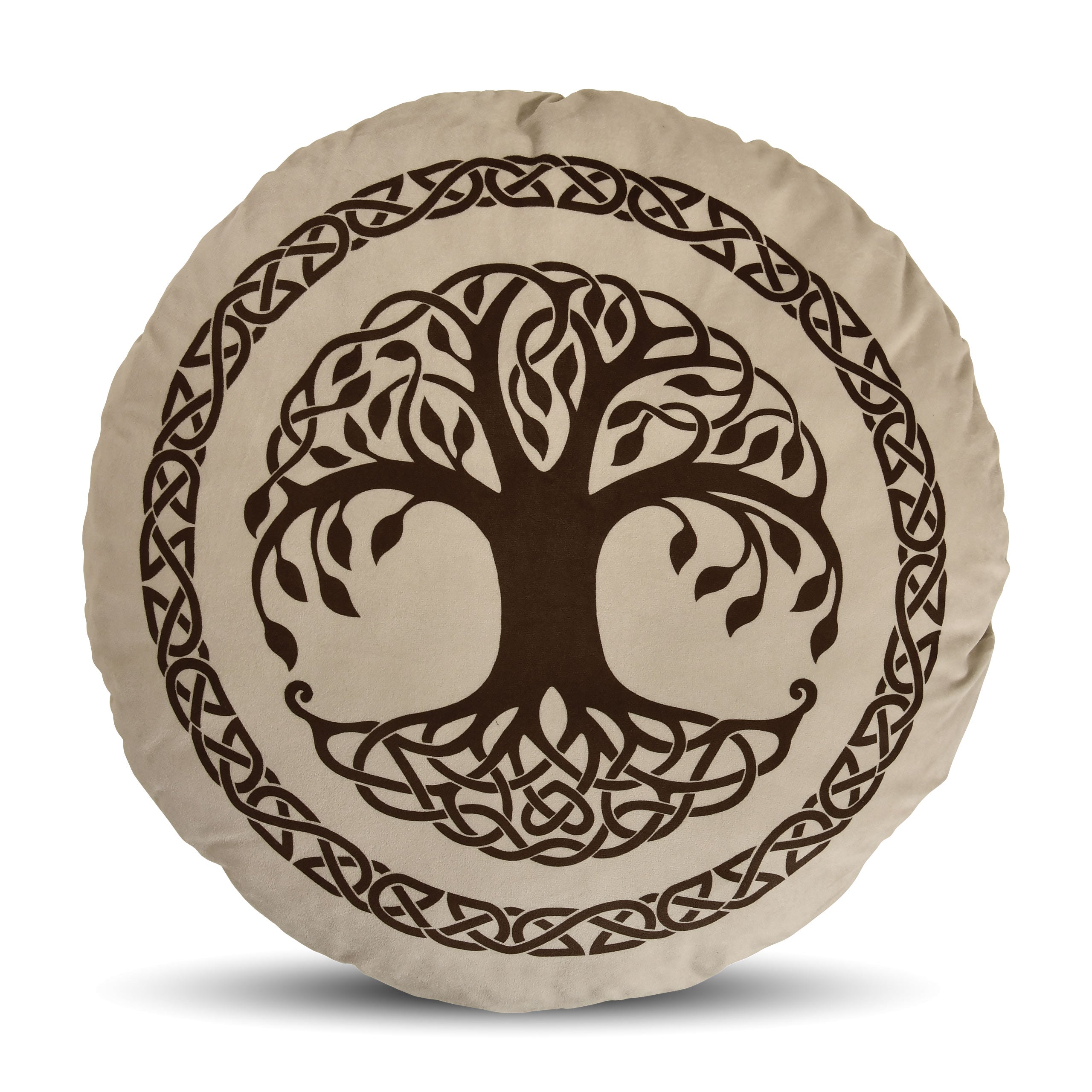 Imagen del producto Cómo entrenar a tu dragón - Cojín símbolo del Árbol del Mundo Yggdrasil marrón