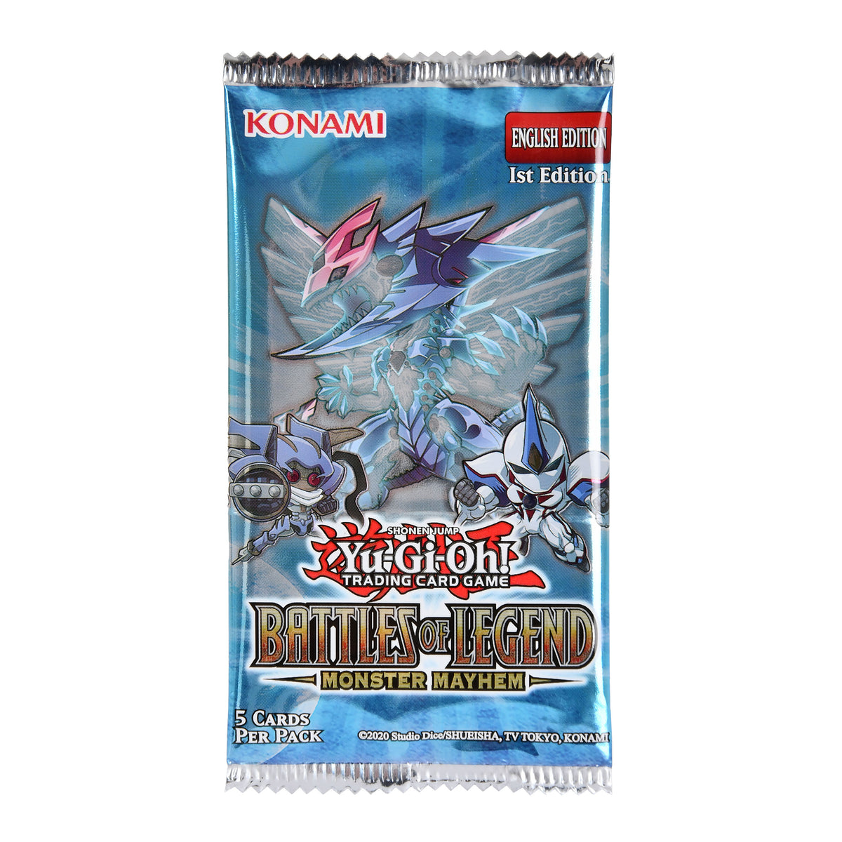 Imagen del producto Yu-Gi-Oh! - Battles of Legend: Monster Mayhem Booster de cartas coleccionables (versión en inglés)
