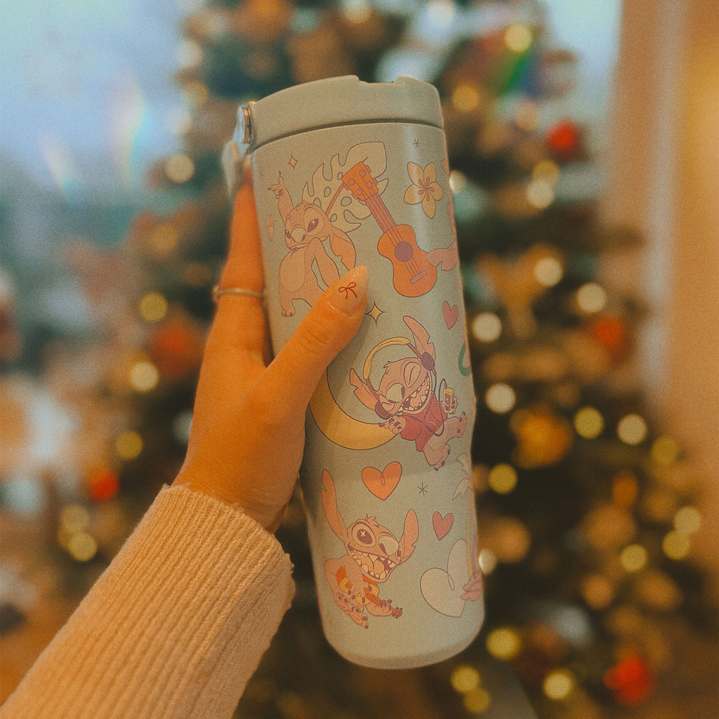 Imagen del producto Vaso térmico Stitch con asa - Lilo & Stitch