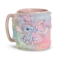 Imagen del producto Taza Stitch y Angel con funda de peluche - Lilo & Stitch