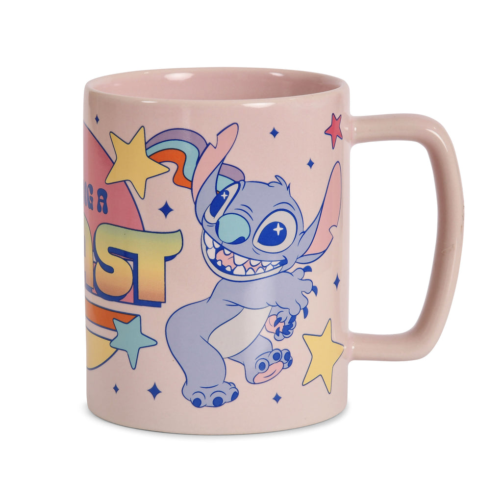 Imagen del producto Taza Stitch y Angel con funda de peluche - Lilo & Stitch