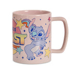Imagen del producto Taza Stitch y Angel con funda de peluche - Lilo & Stitch