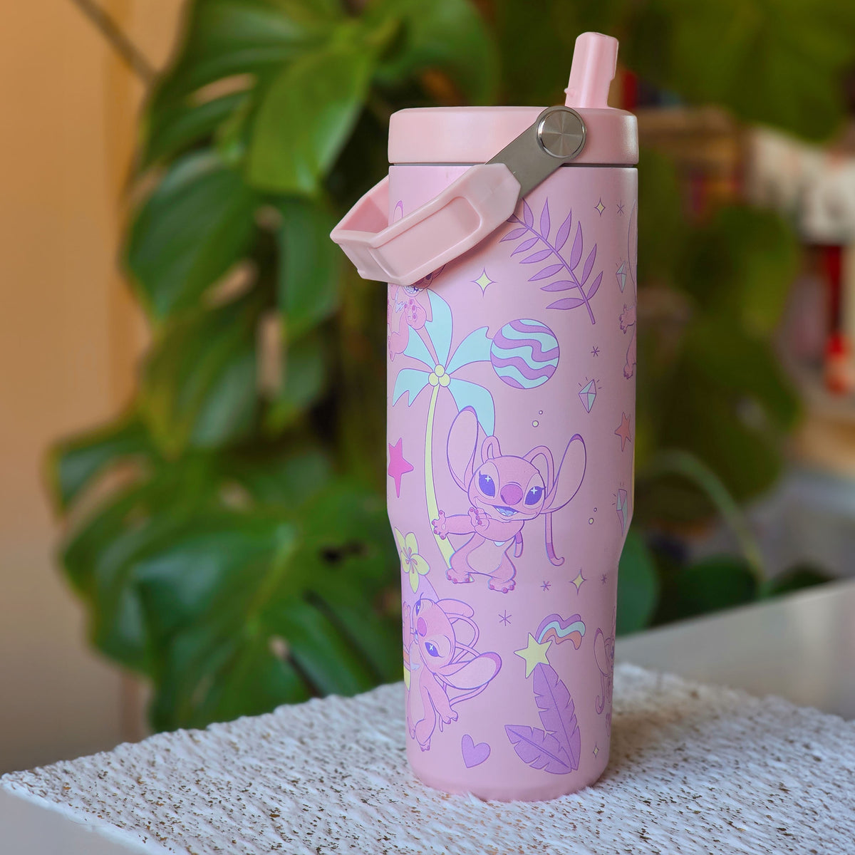 Imagen del producto Taza To-Go Angel con asa - Lilo & Stitch