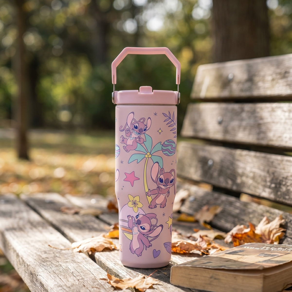 Imagen del producto Taza To-Go Angel con asa - Lilo & Stitch