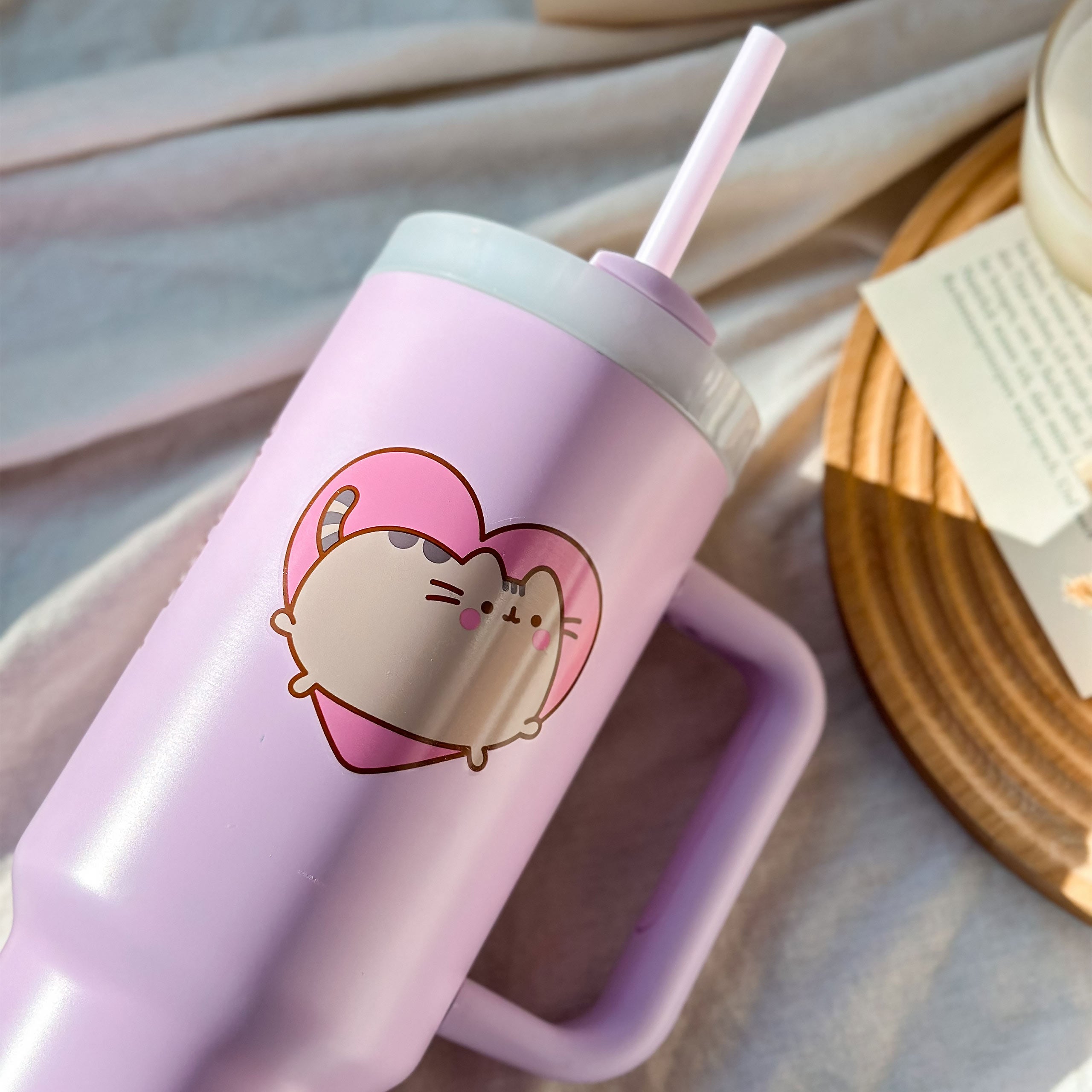 Imagen del producto Pusheen - Yum To Go vaso con pajita
