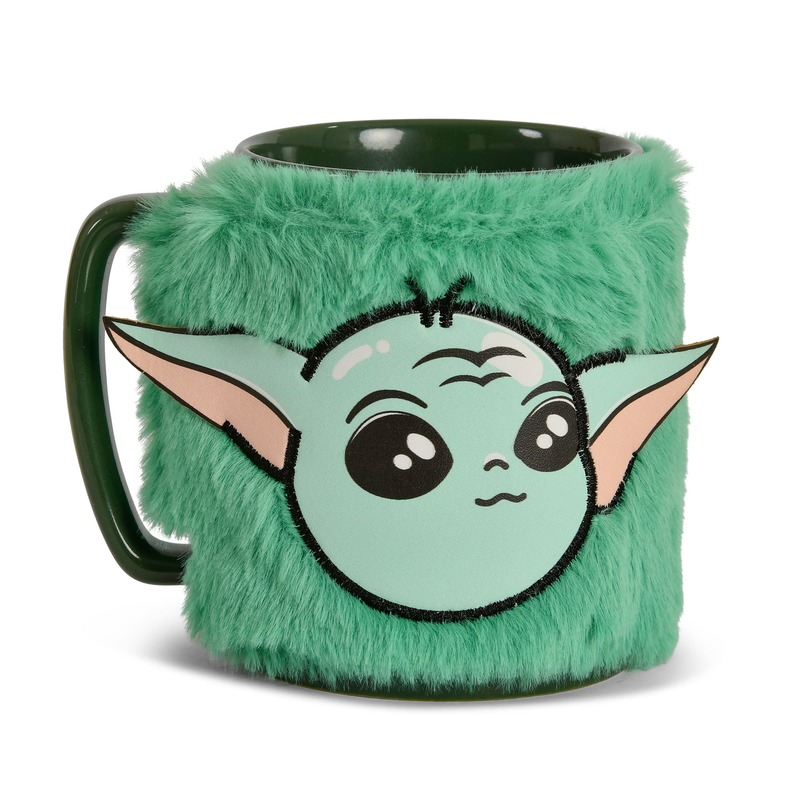 Imagen del producto Taza Grogu con funda de peluche - Star Wars The Mandalorian