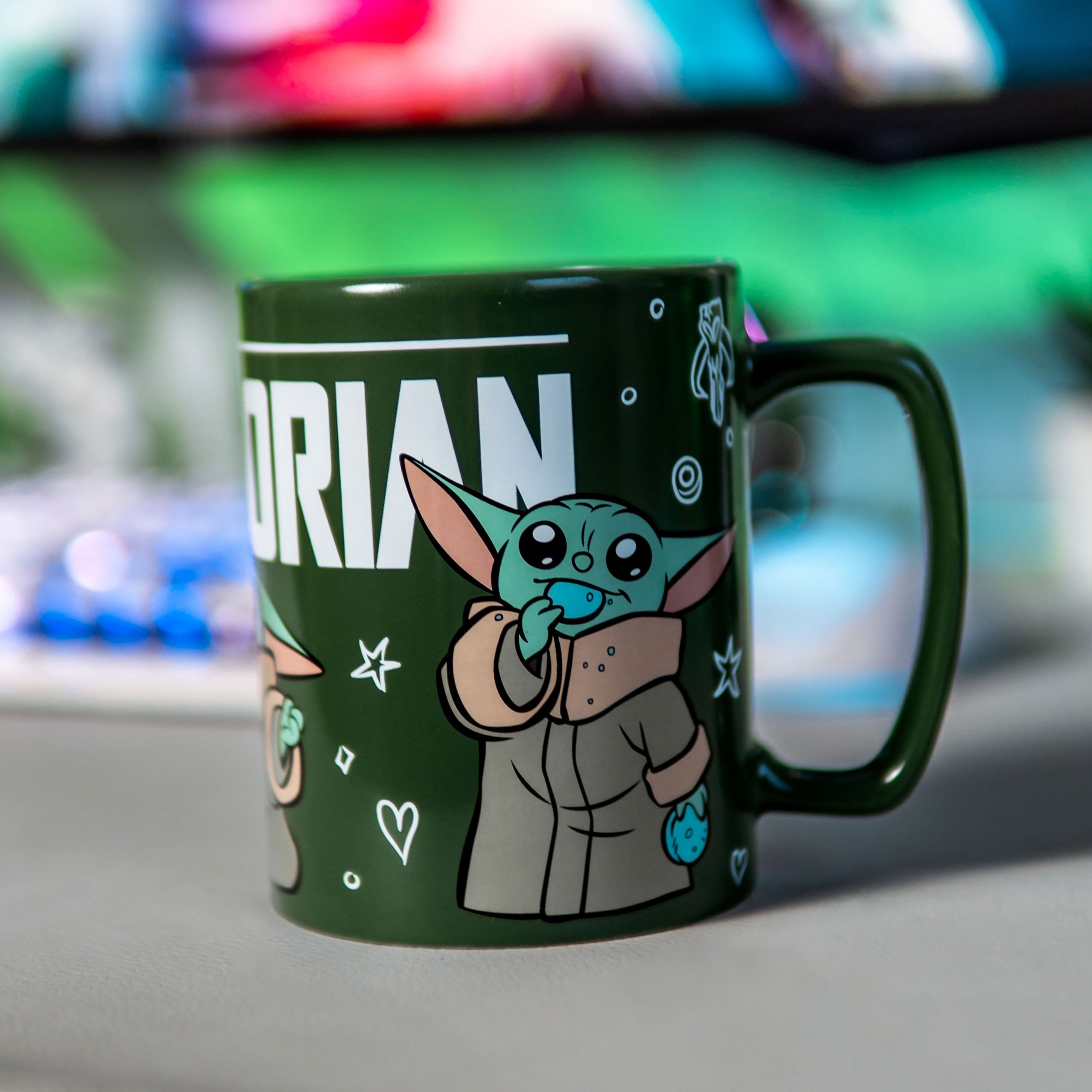 Imagen del producto Taza Grogu con funda de peluche - Star Wars The Mandalorian
