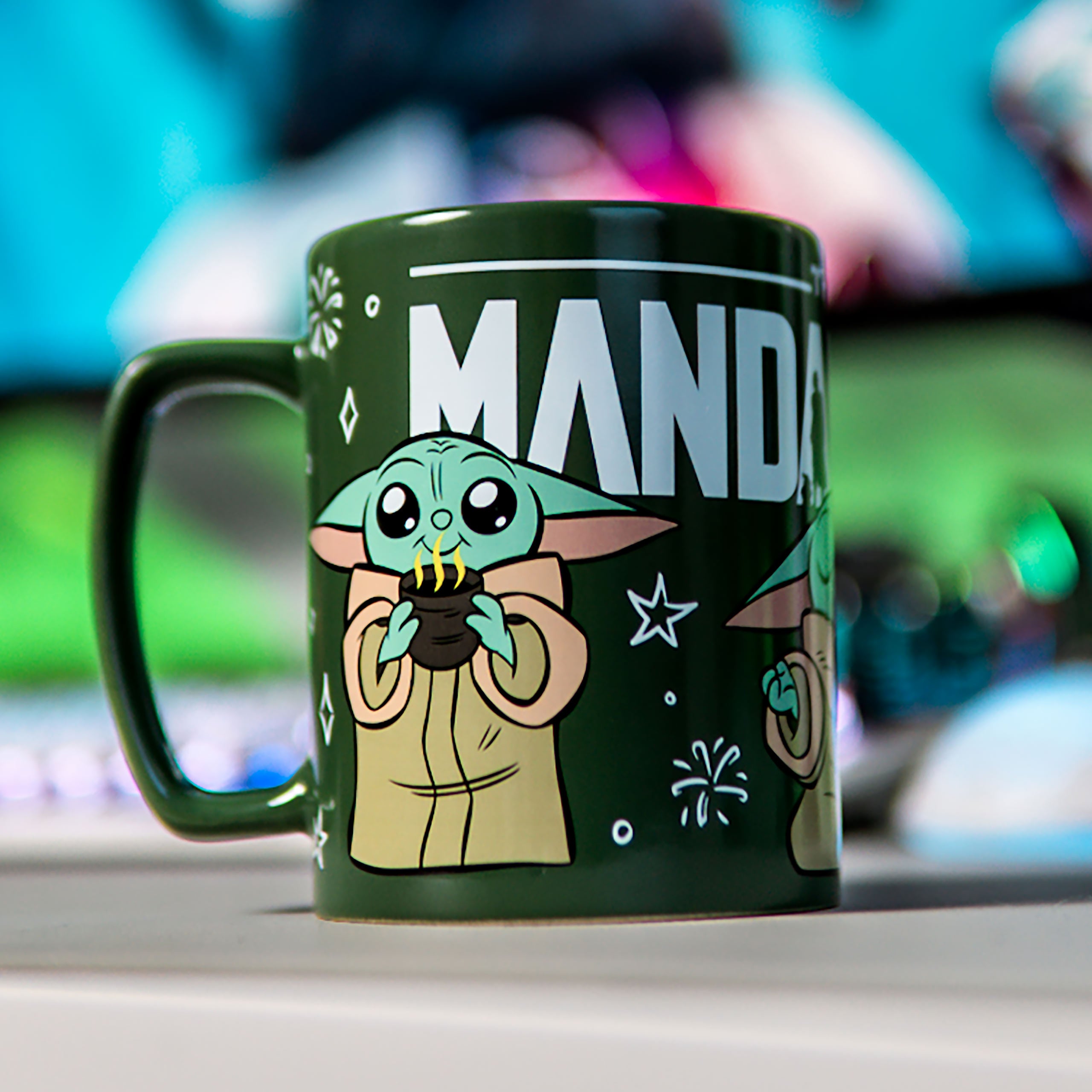 Imagen del producto Taza Grogu con funda de peluche - Star Wars The Mandalorian