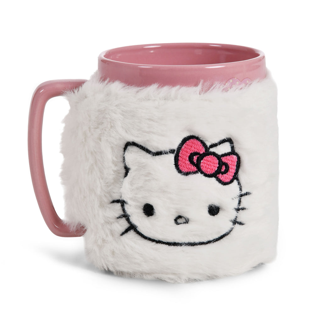 Imagen del producto Taza Hello Kitty con funda de peluche
