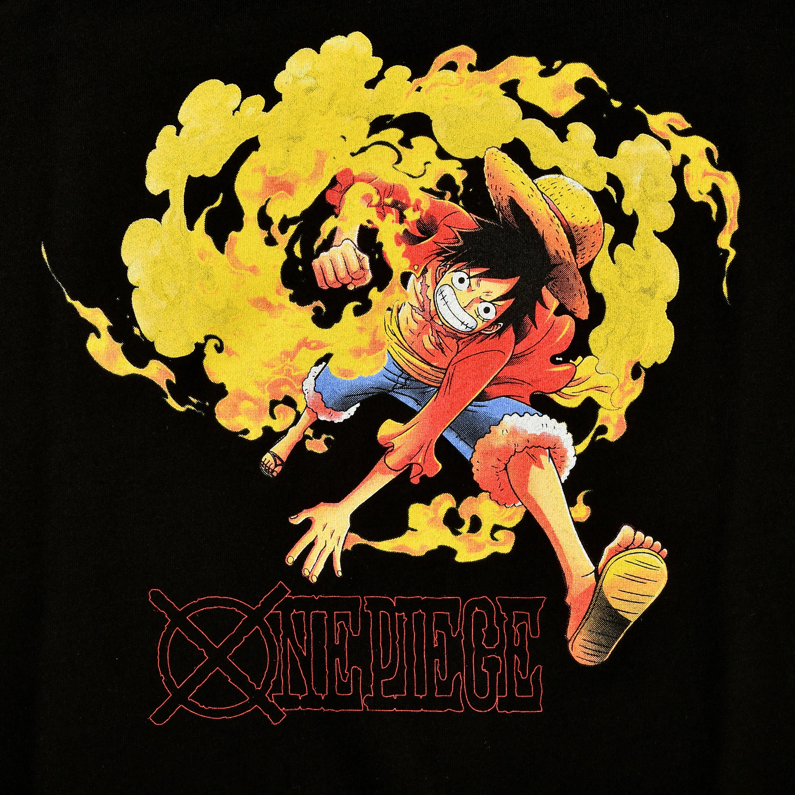 Product image One Piece - Luffy Attack T-Shirt Black