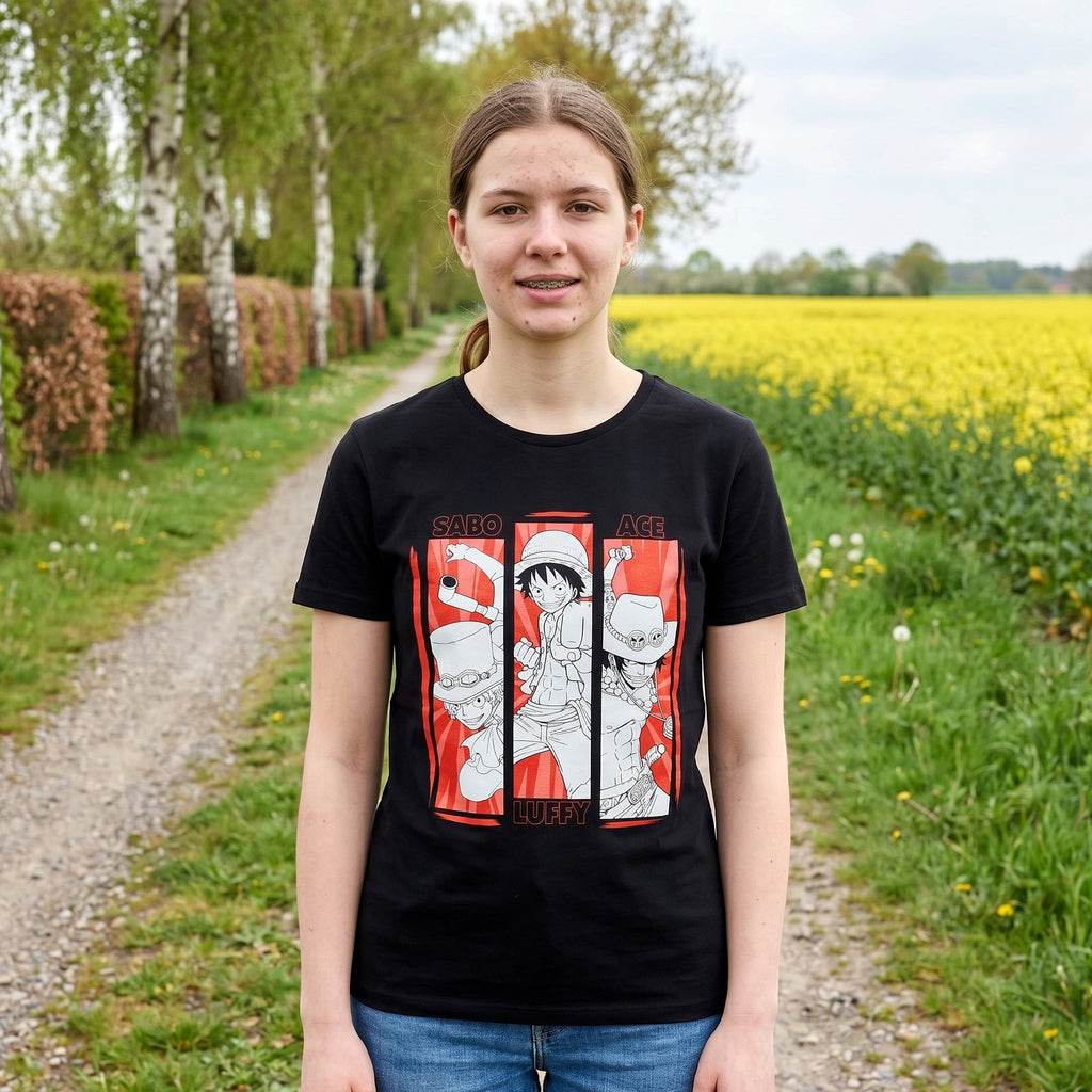 Product image One Piece - Crew T-Shirt black