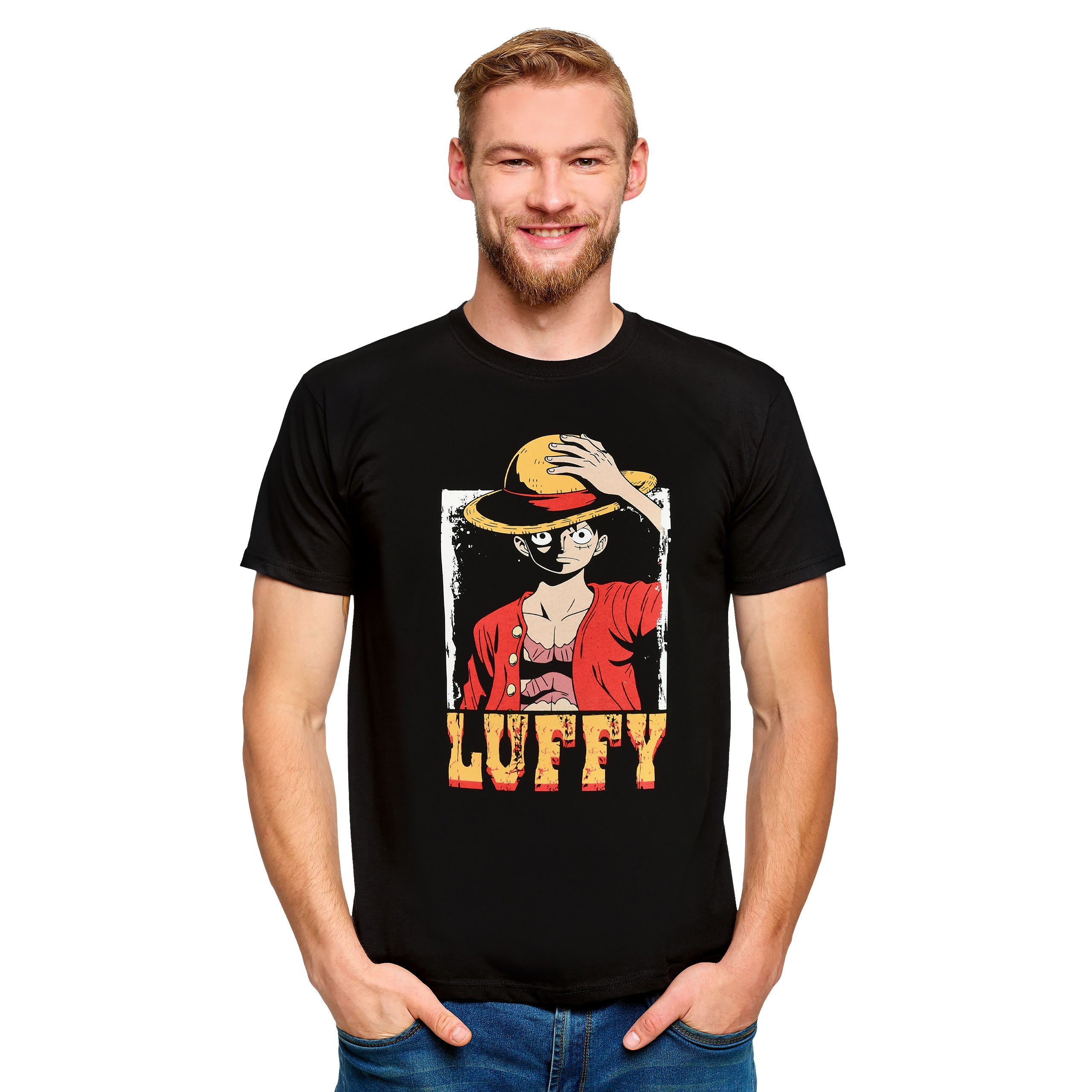 Imagen del producto One Piece - Camiseta de Luffy negra