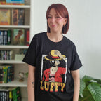 Imagen del producto One Piece - Camiseta de Luffy negra